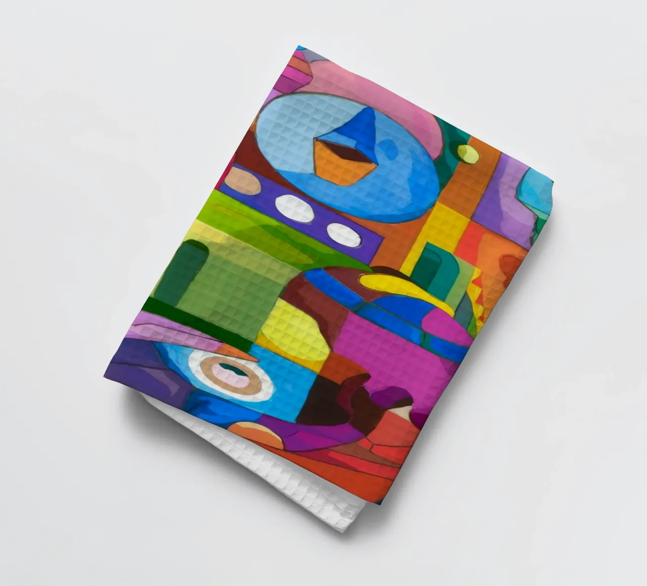 Dynamic Color Explosion tea towel by Monarco Virtuoso