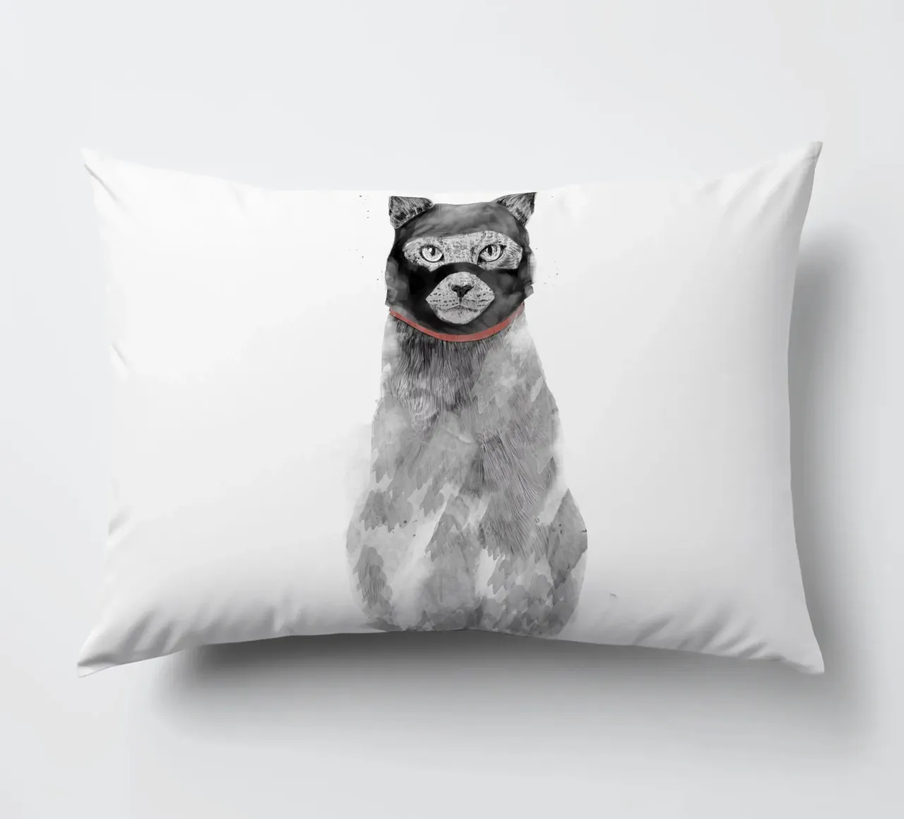 Masked Cat cuscino da Balazs Solti