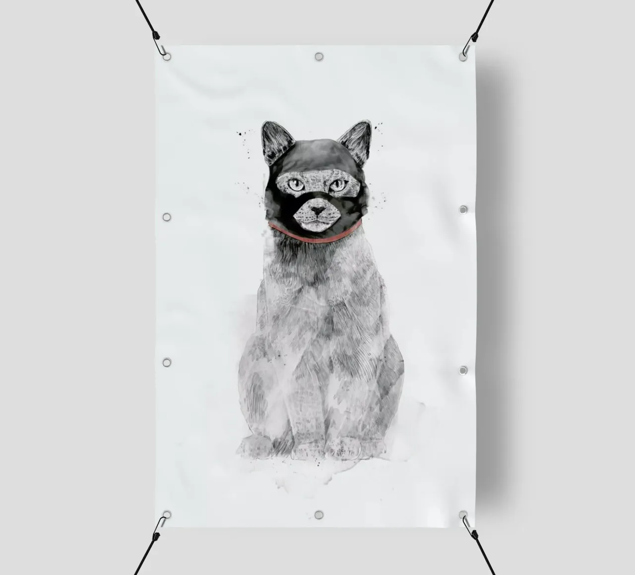 Masked Cat telo in pvc da Balazs Solti