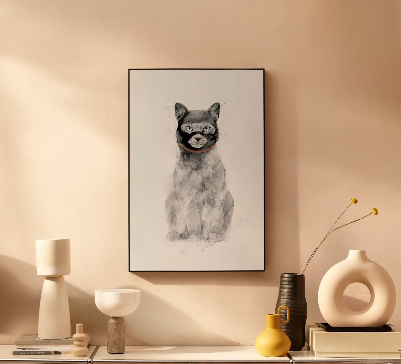 Masked Cat plexiglass da Balazs Solti