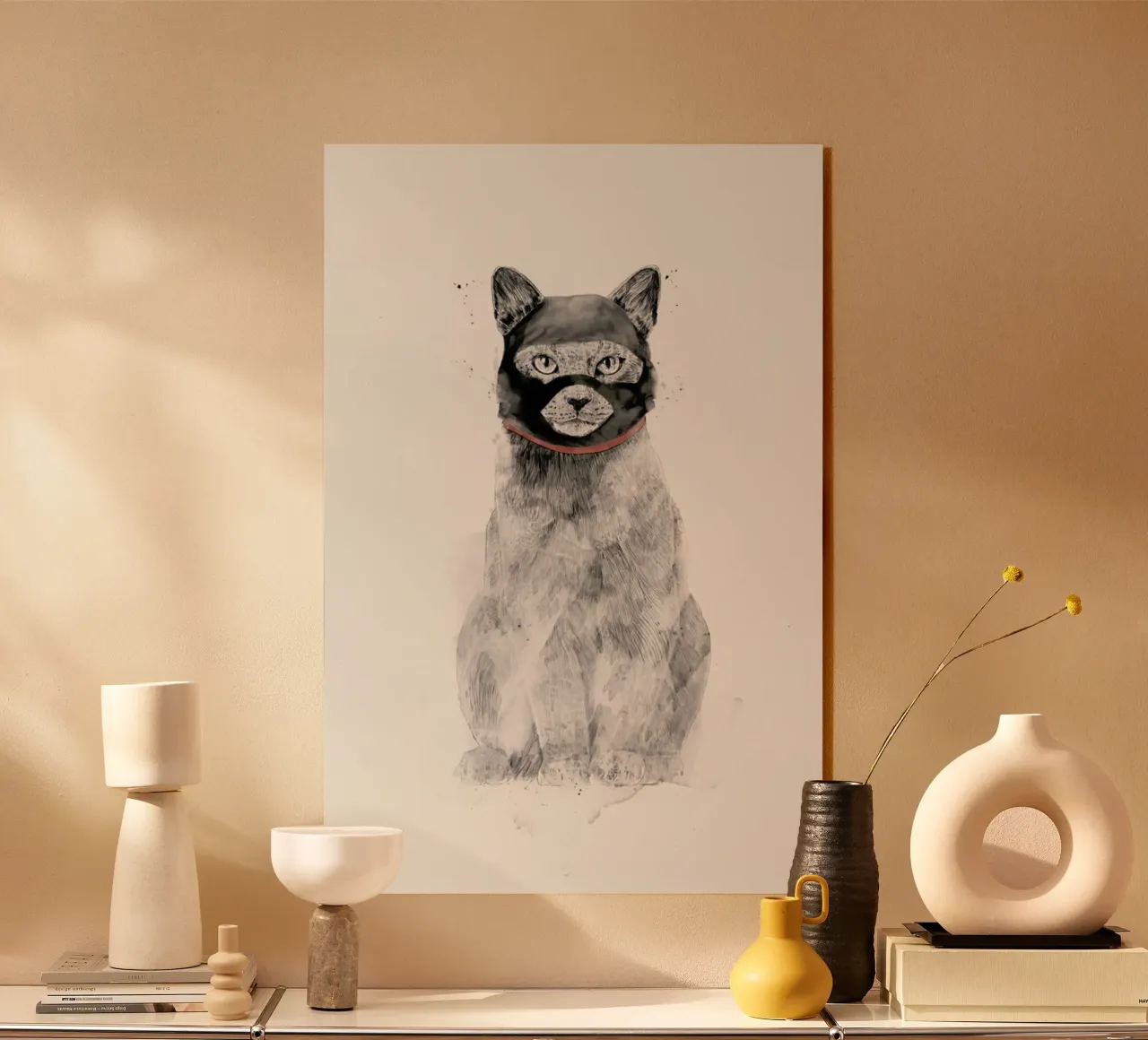 Masked Cat plexiglass da Balazs Solti