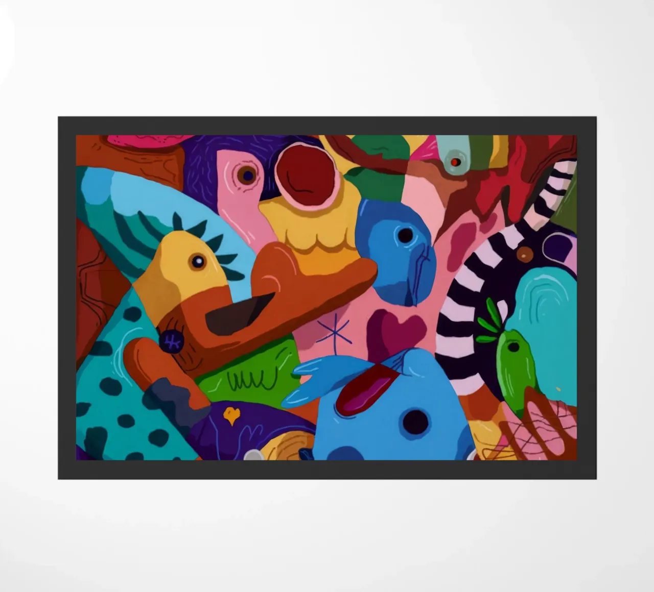 Lively Patterned Dreamscape doormat by Monarco Virtuoso