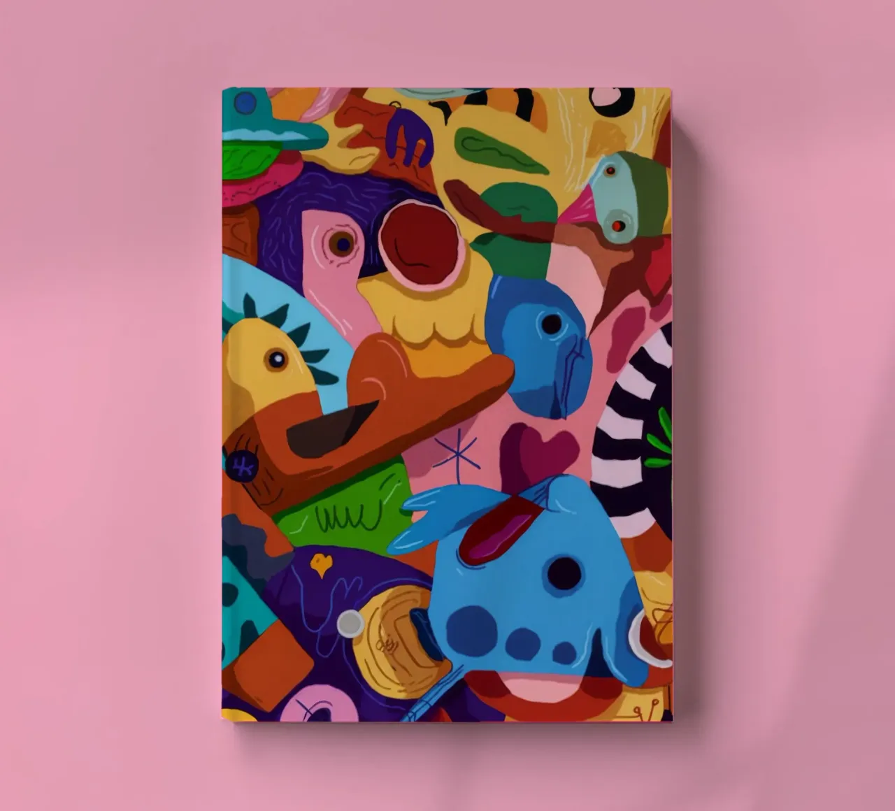 Lively Patterned Dreamscape notebook by Monarco Virtuoso