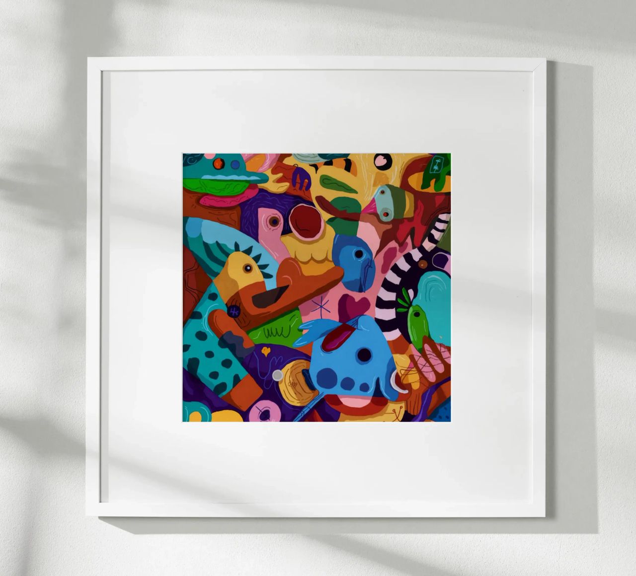 Paysage de rêve aux motifs vivants poster de Monarco Virtuoso