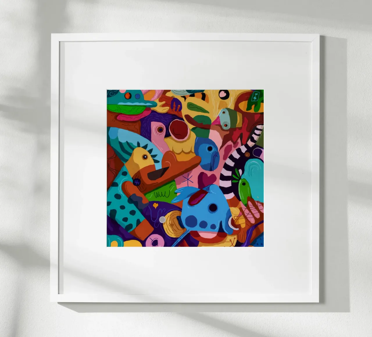 Paesaggio da sogno a motivi vivaci poster da Monarco Virtuoso