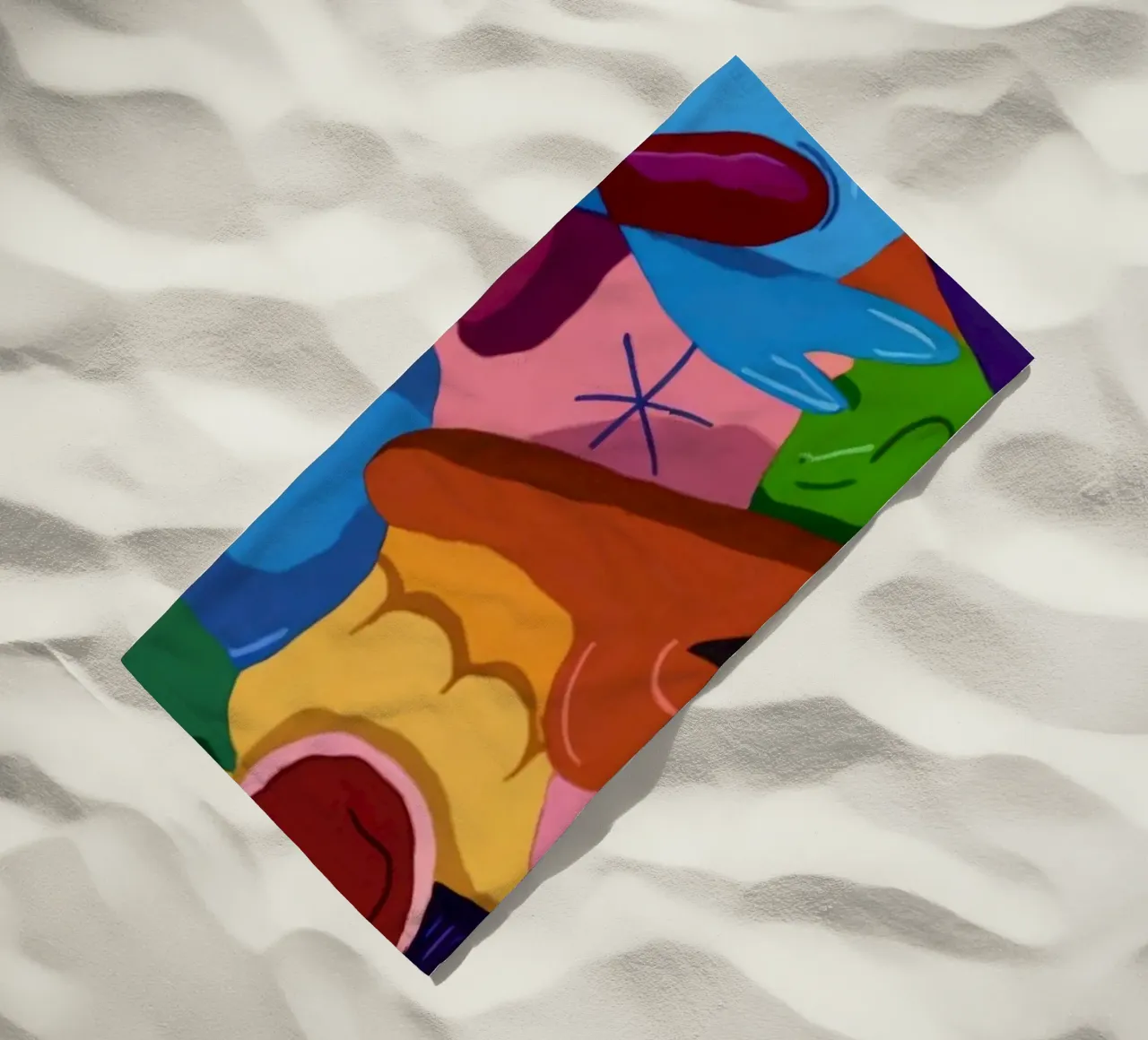 Lively Patterned Dreamscape telo mare da Monarco Virtuoso