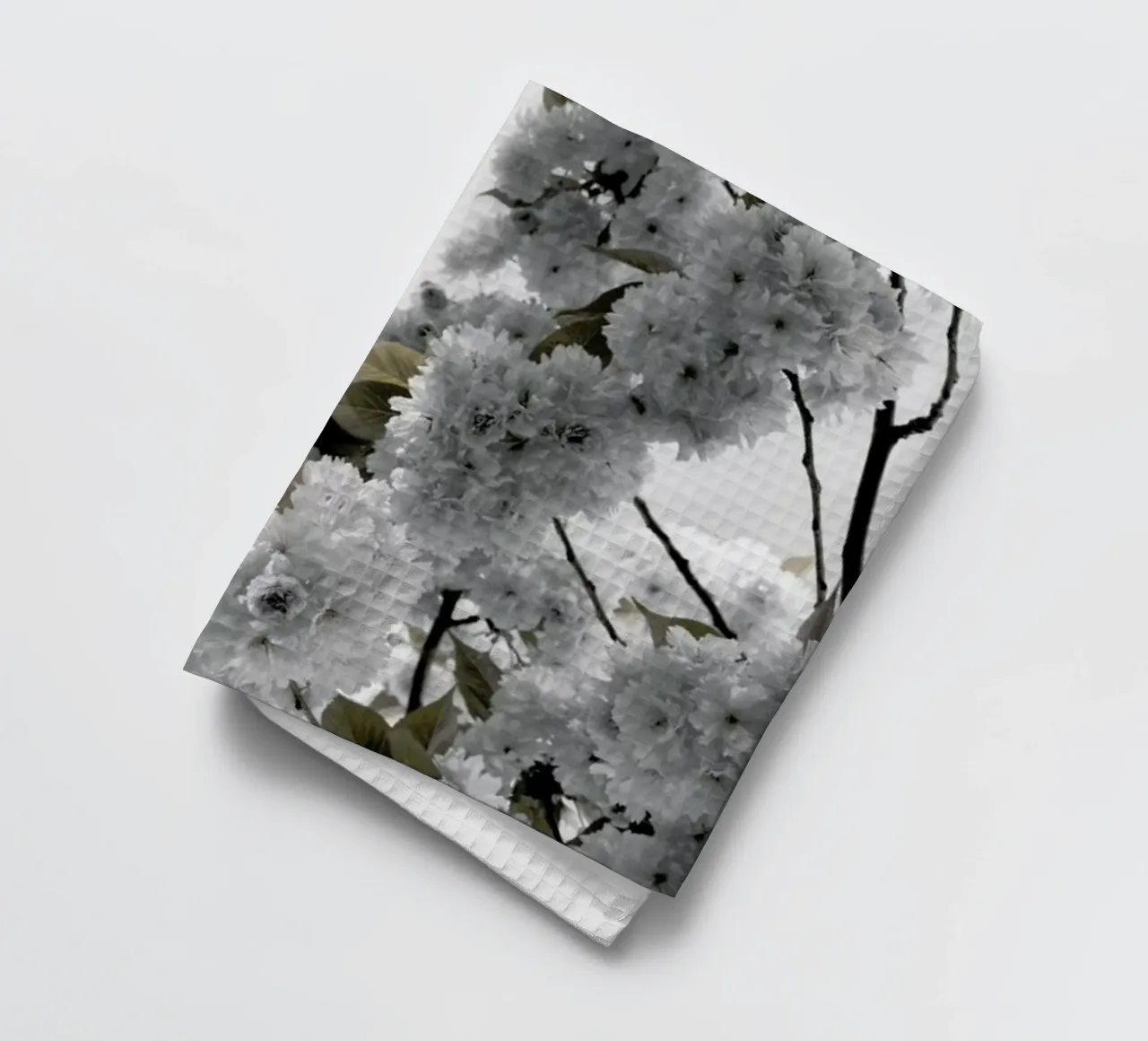 White Spring Blossoms canovaccio da cucina da Studio Nahili