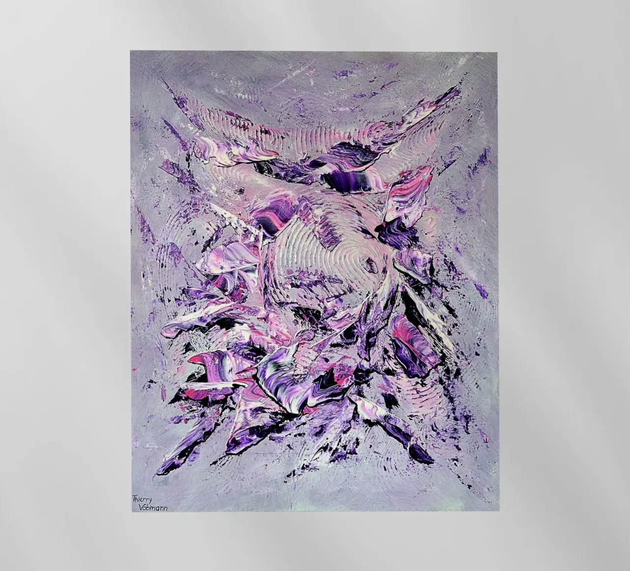 DISCO GENERATION pellicola backlit da Thierry Vobmann Abstract painting