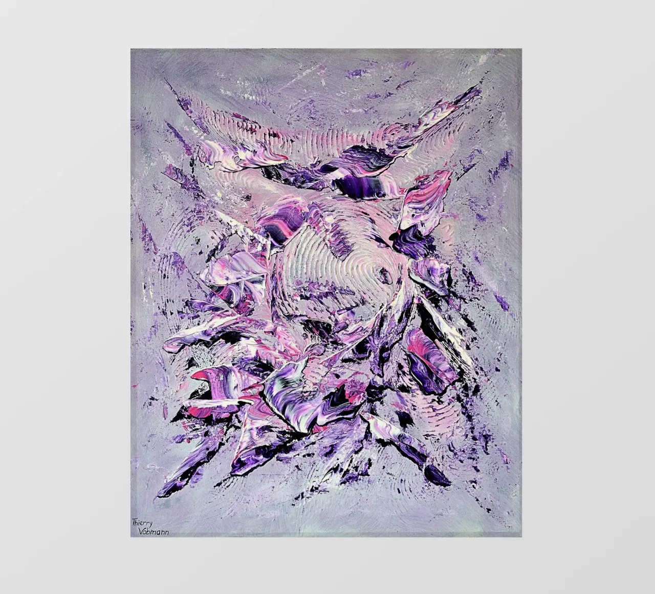 DISCO GENERATION pellicola backlit da Thierry Vobmann Abstract painting