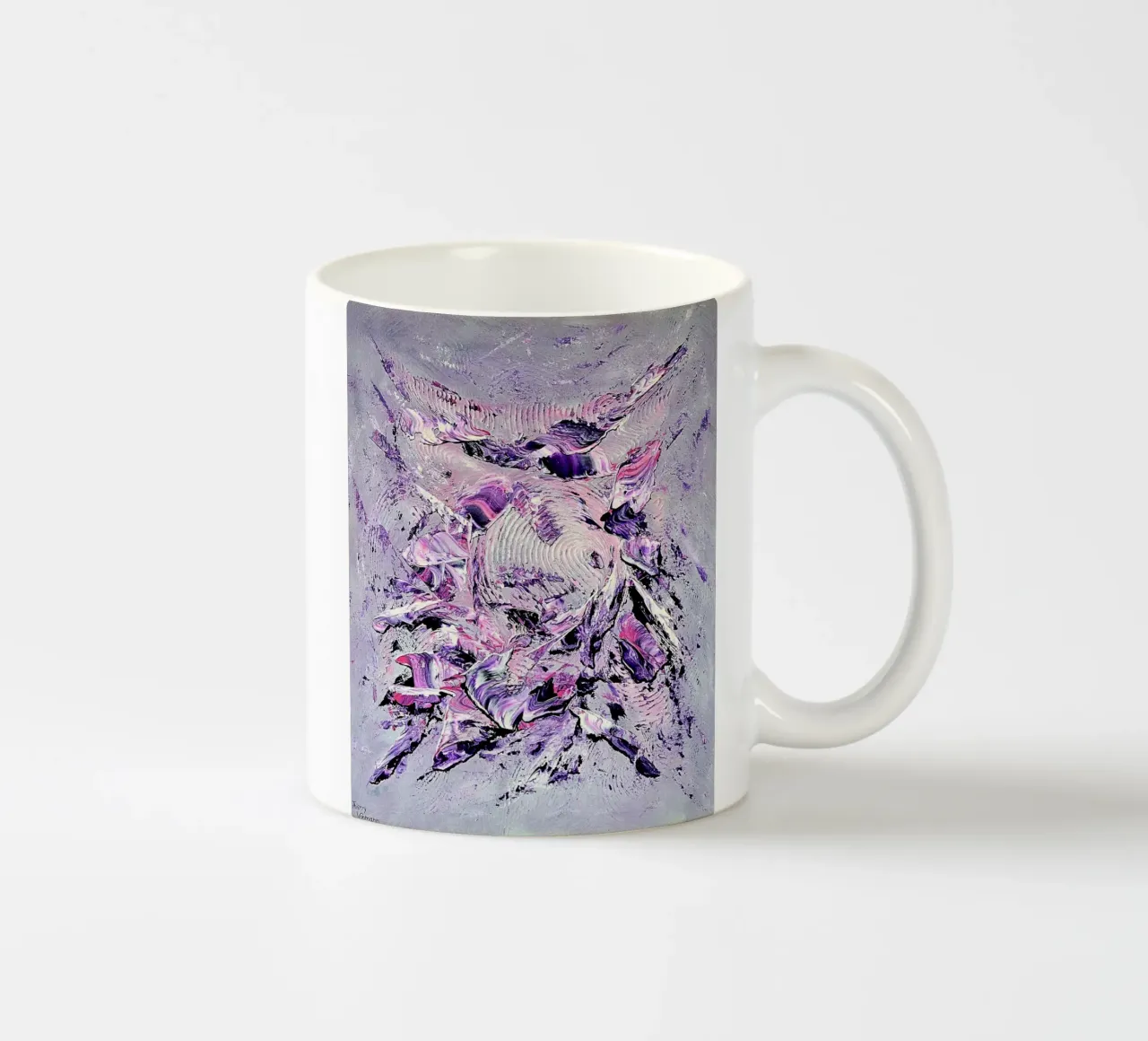 DISCO GENERATION tazza in ceramica da Thierry Vobmann Abstract painting