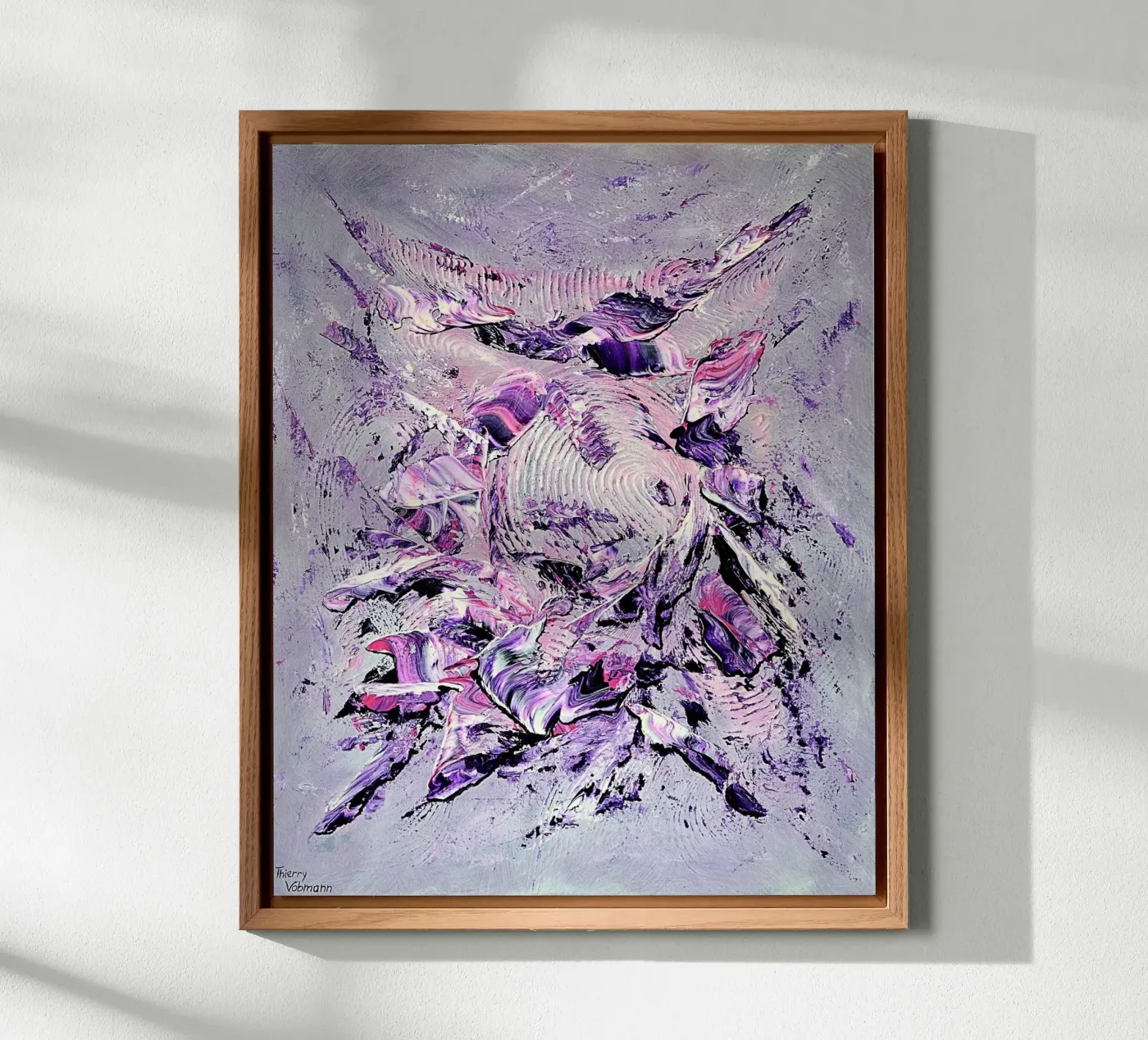 DISCO GENERATION alluminio dibond da Thierry Vobmann Abstract painting