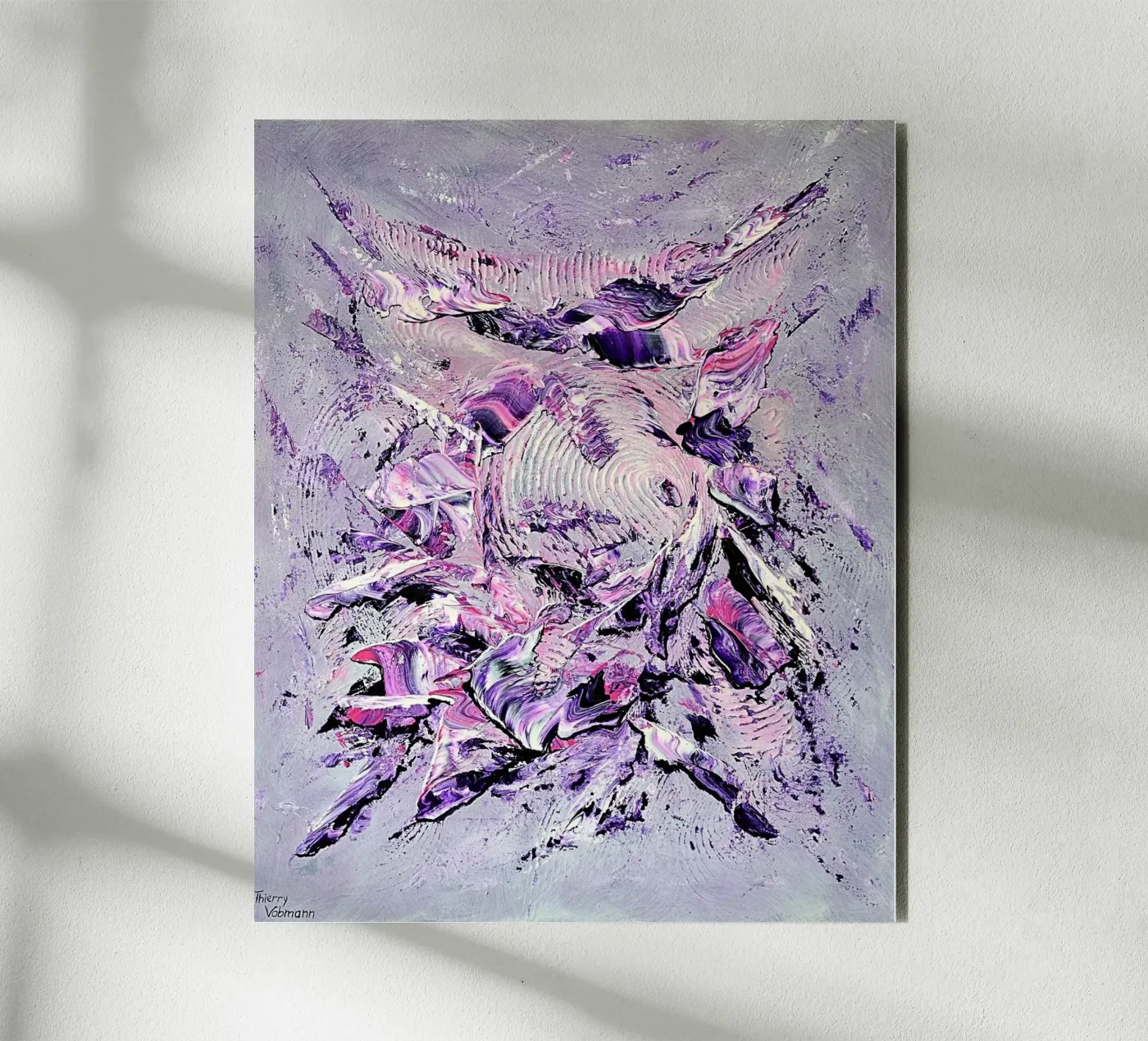 DISCO GENERATION alluminio dibond da Thierry Vobmann Abstract painting