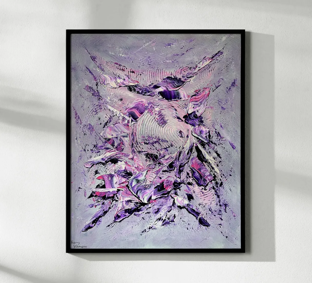 DISCO GENERATION poster con telaio in plastica da Thierry Vobmann Abstract painting