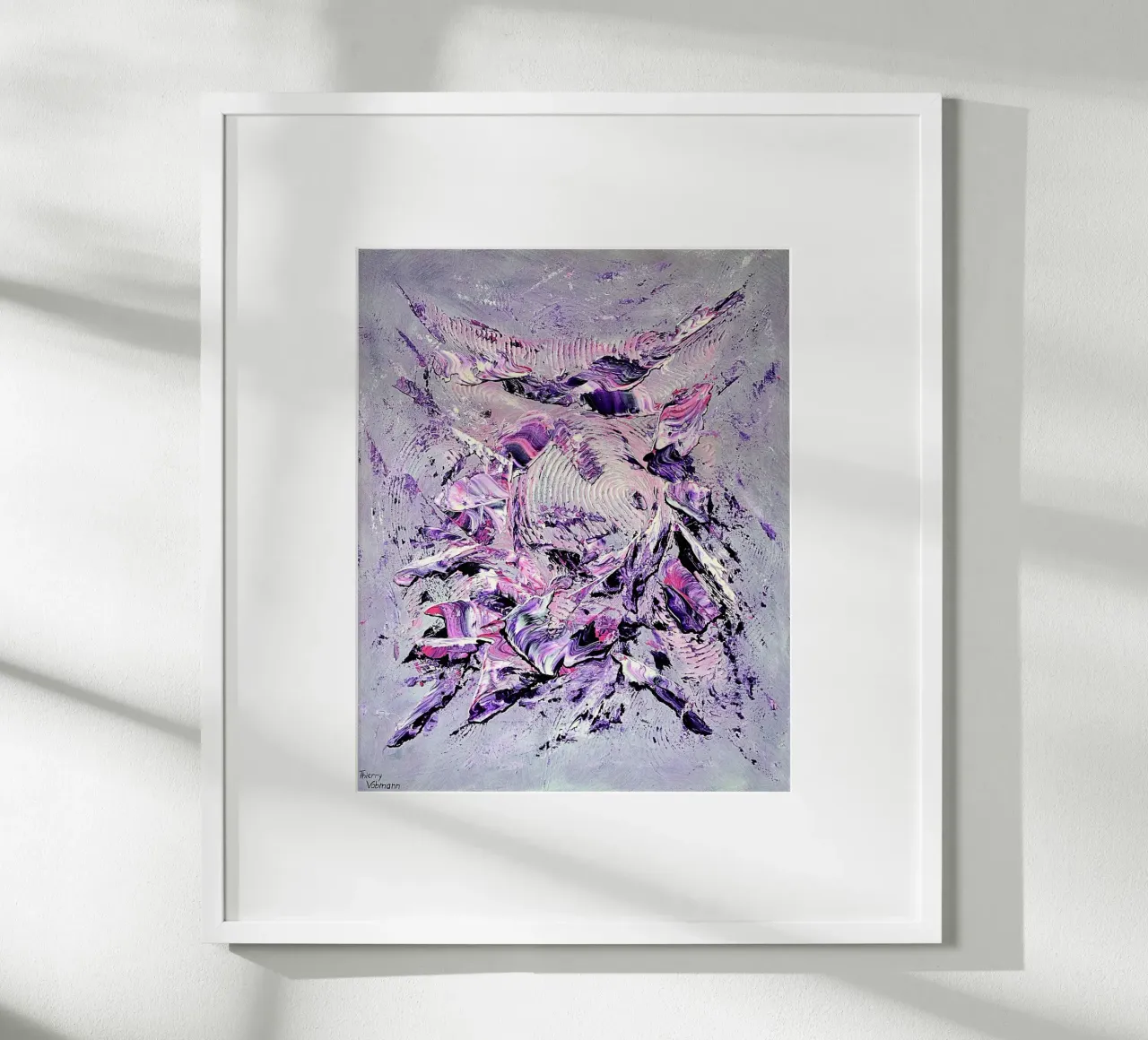 DISCO GENERATION poster con telaio in plastica da Thierry Vobmann Abstract painting