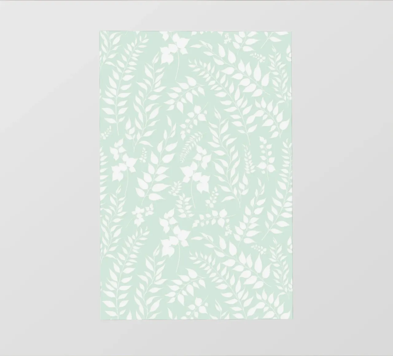 Stampa botanica Greenery Salvia e Bianco pellicola backlit da SilverPegasus