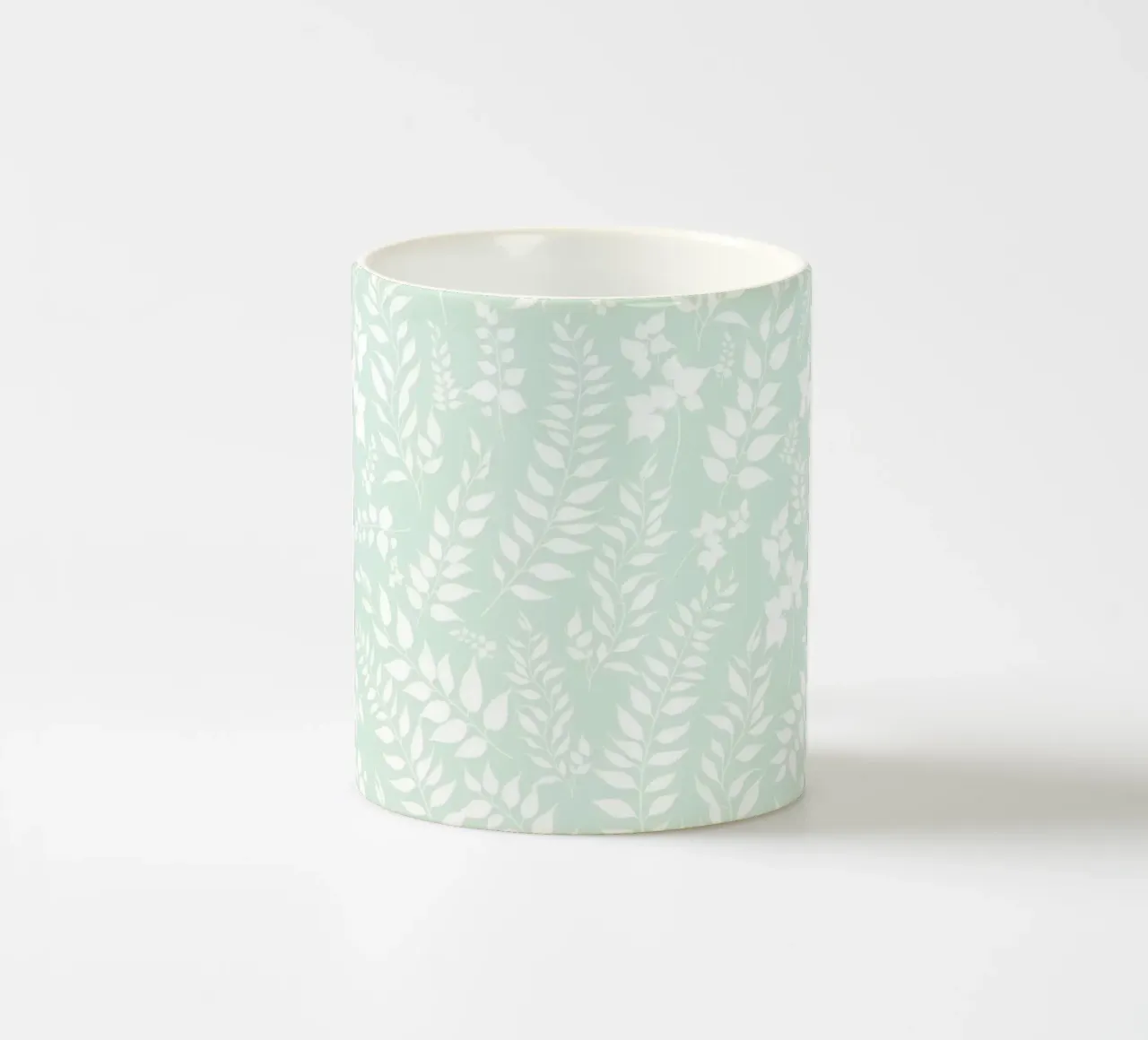 Greenery Botanische print Salie en wit keramische mok van SilverPegasus