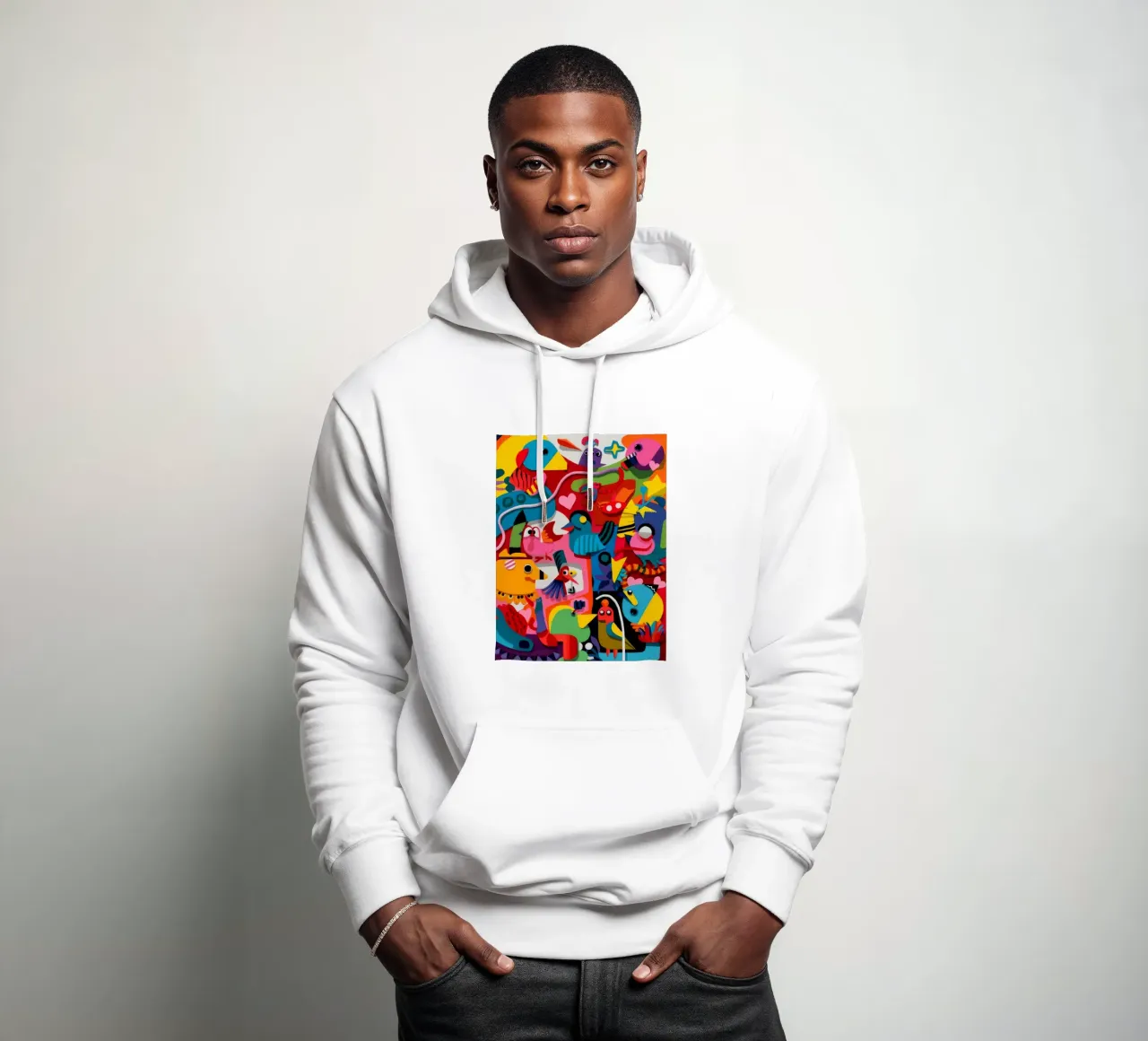Vivid Patterned Fantasy hoodie by Monarco Virtuoso