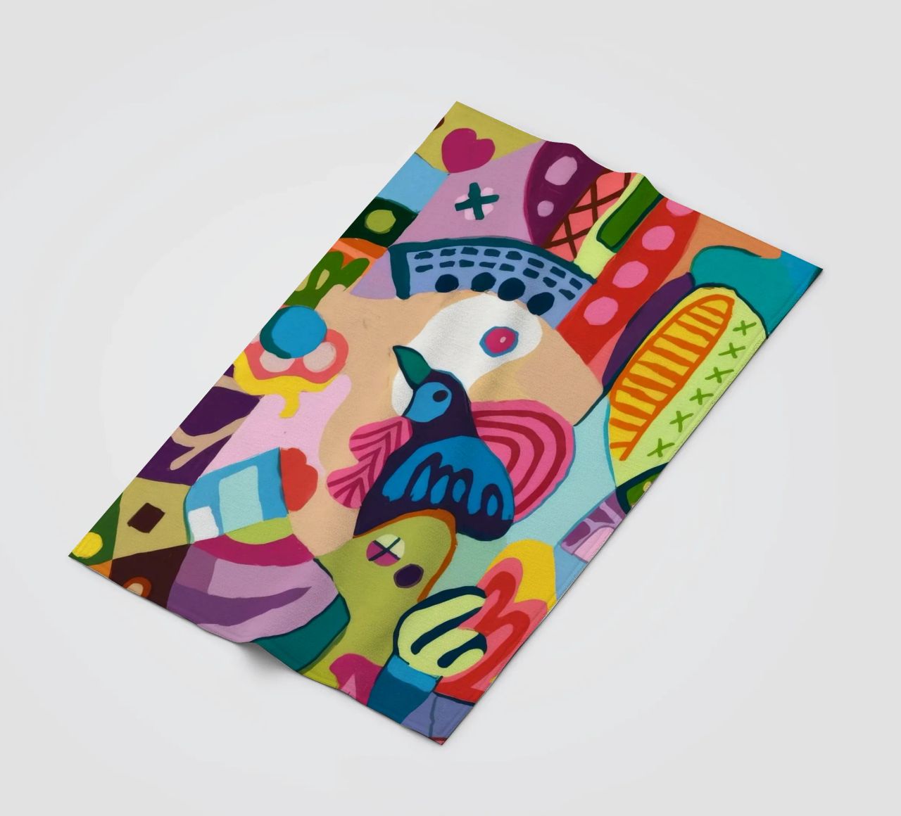 Dynamic Abstract Symphony fleece blanket by Monarco Virtuoso