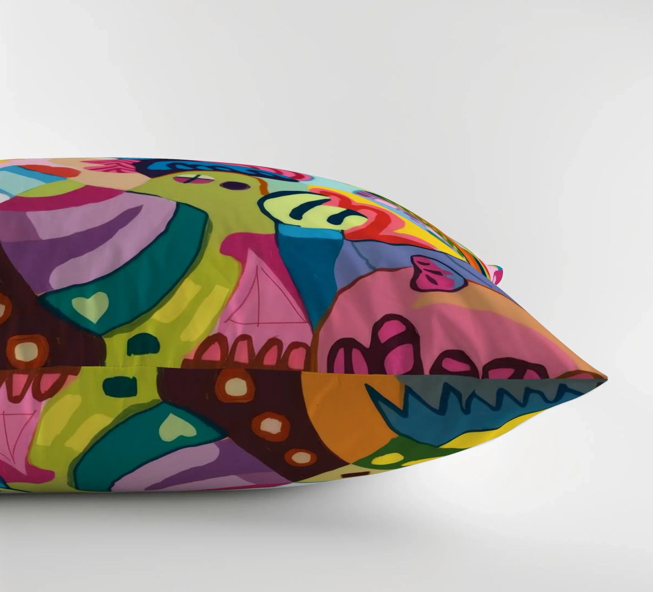 Dynamic Abstract Symphony decorative cushion by Monarco Virtuoso