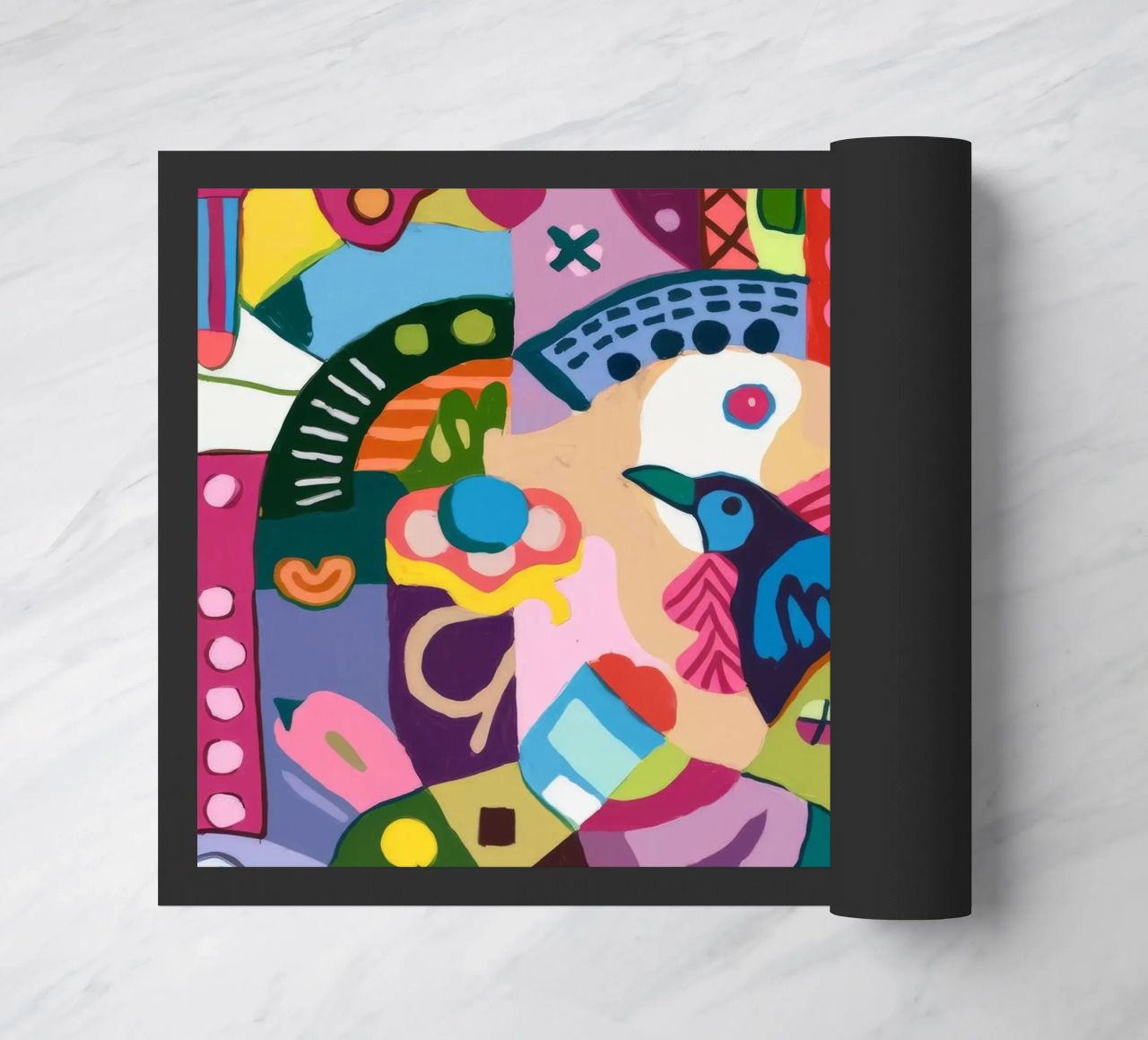 Dynamic Abstract Symphony doormat by Monarco Virtuoso
