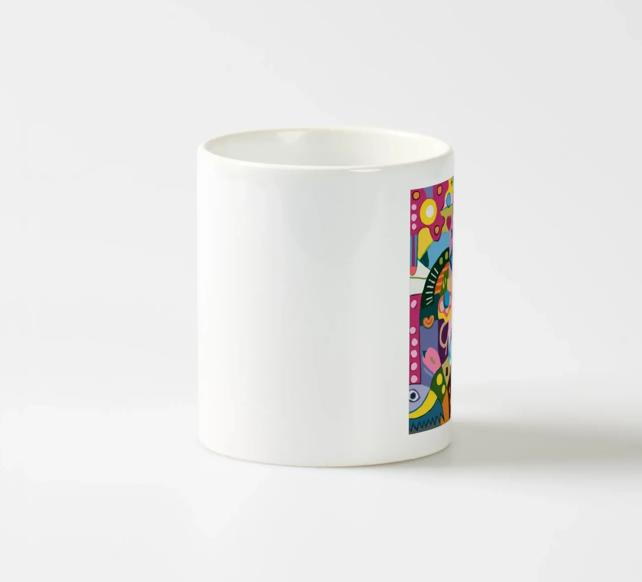 Sinfonia astratta dinamica tazza in ceramica da Monarco Virtuoso