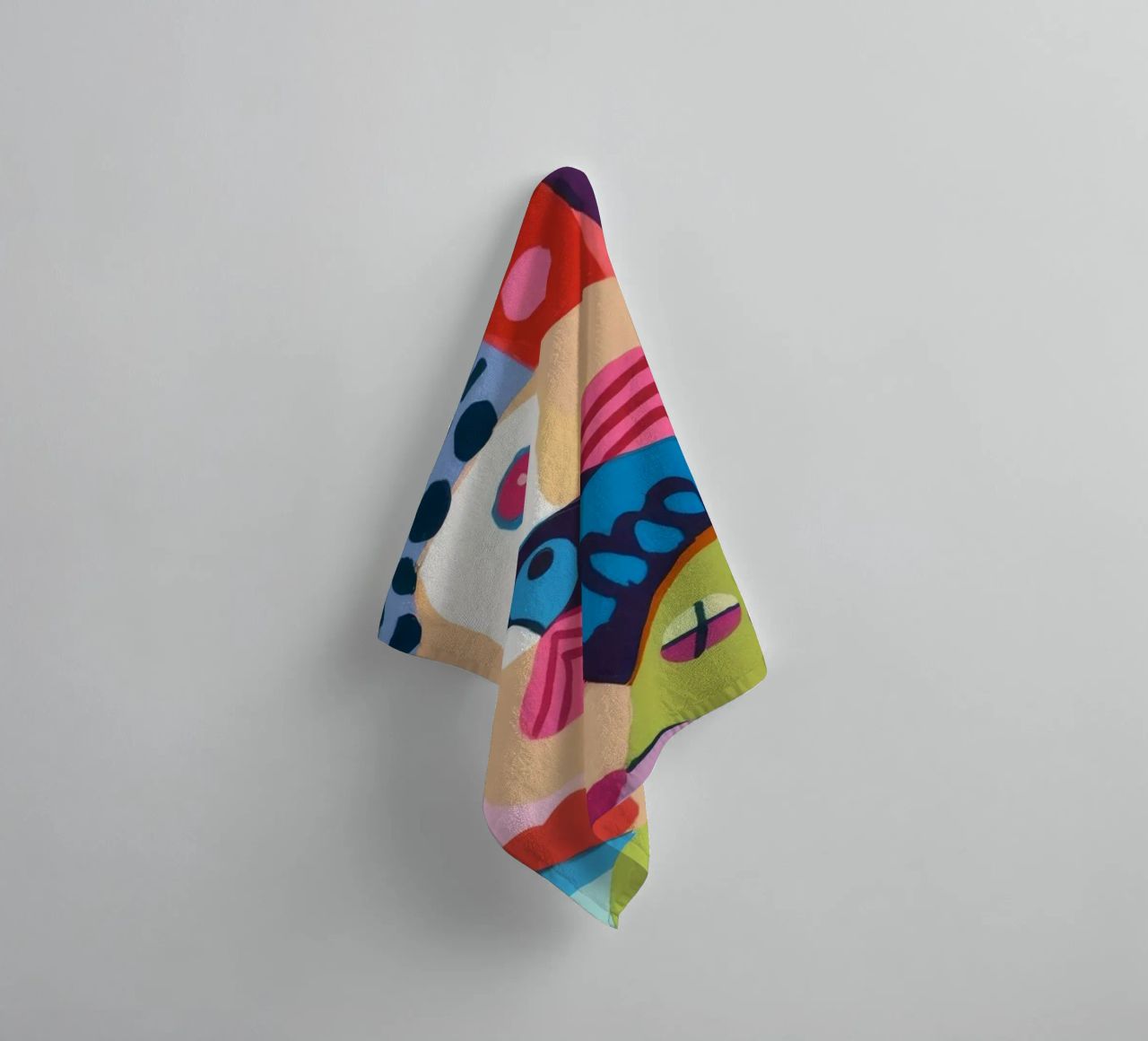 Dynamic Abstract Symphony towel by Monarco Virtuoso