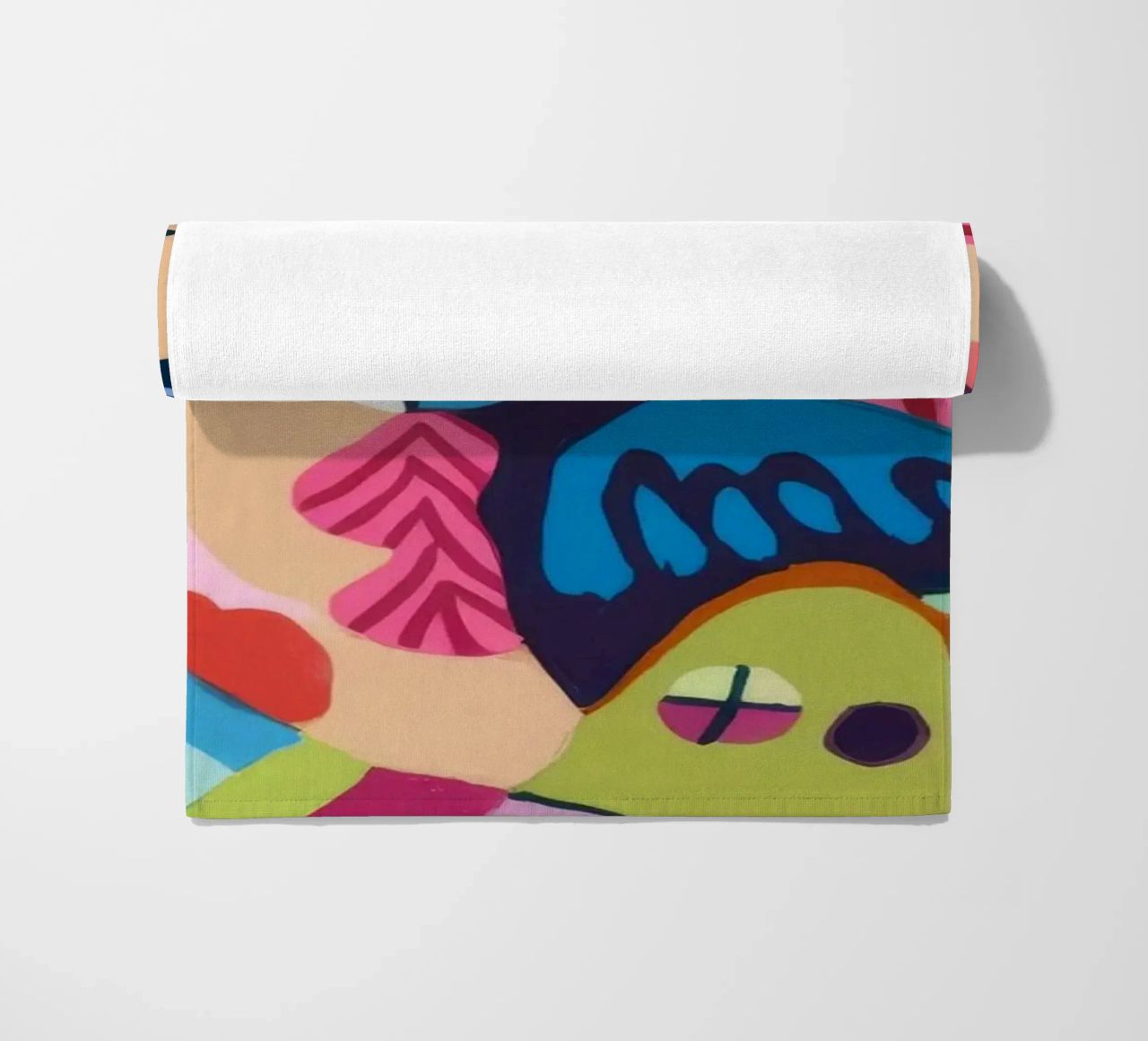 Dynamic Abstract Symphony beach towel by Monarco Virtuoso