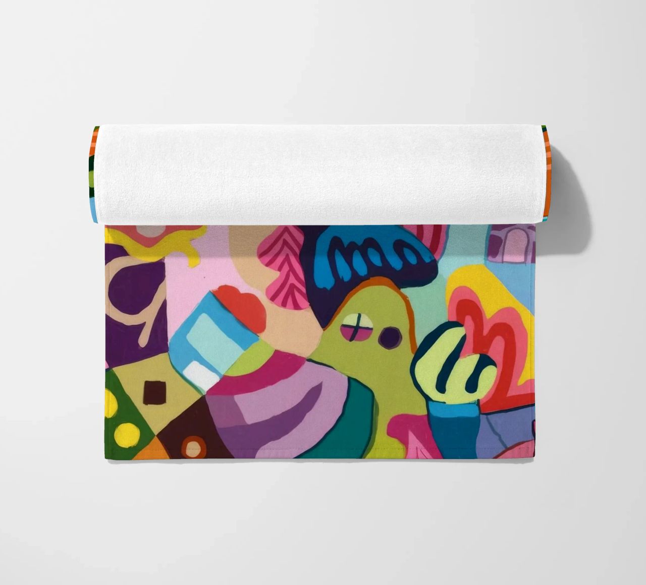 Dynamic Abstract Symphony beach towel by Monarco Virtuoso