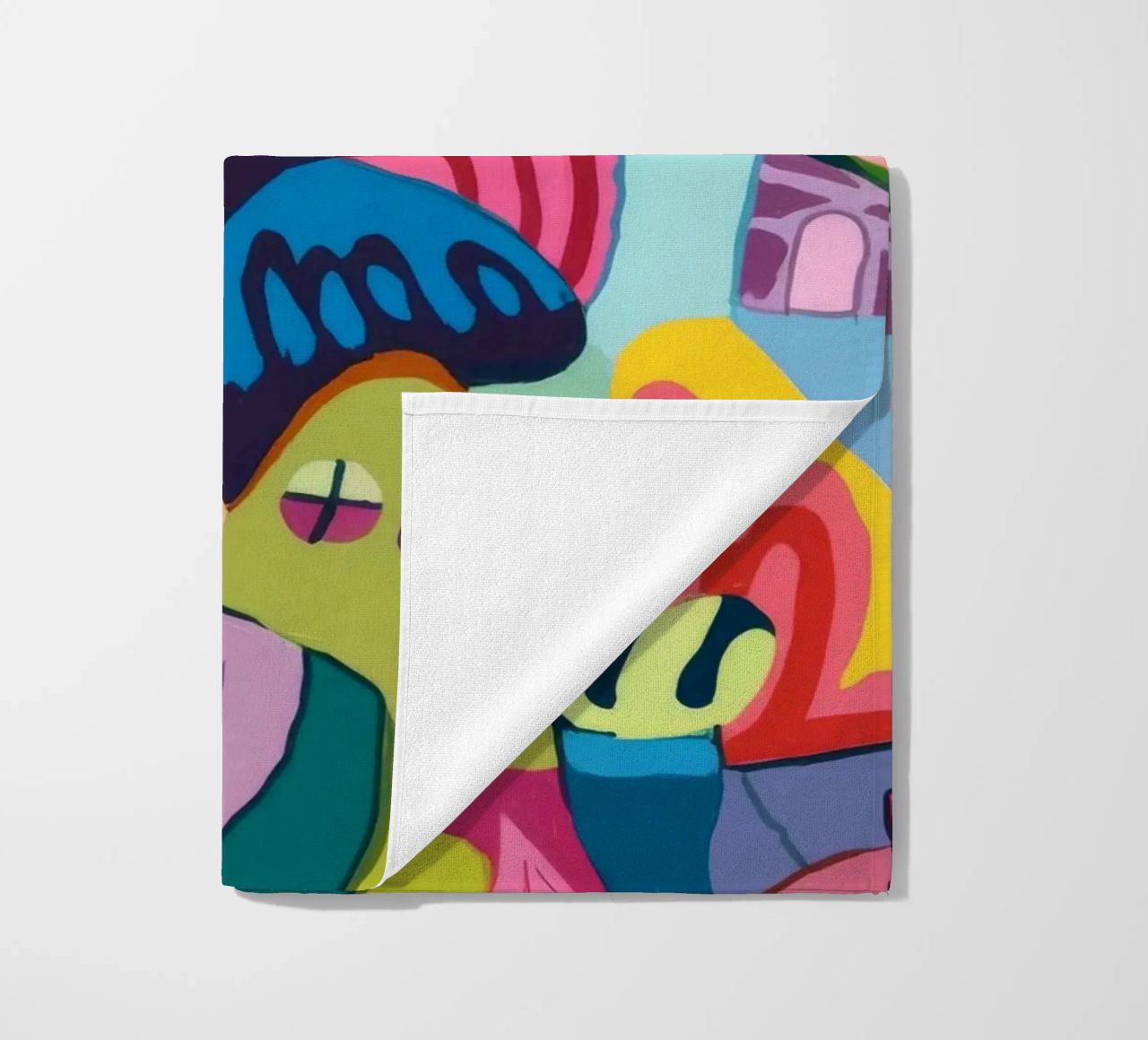 Dynamic Abstract Symphony beach towel by Monarco Virtuoso