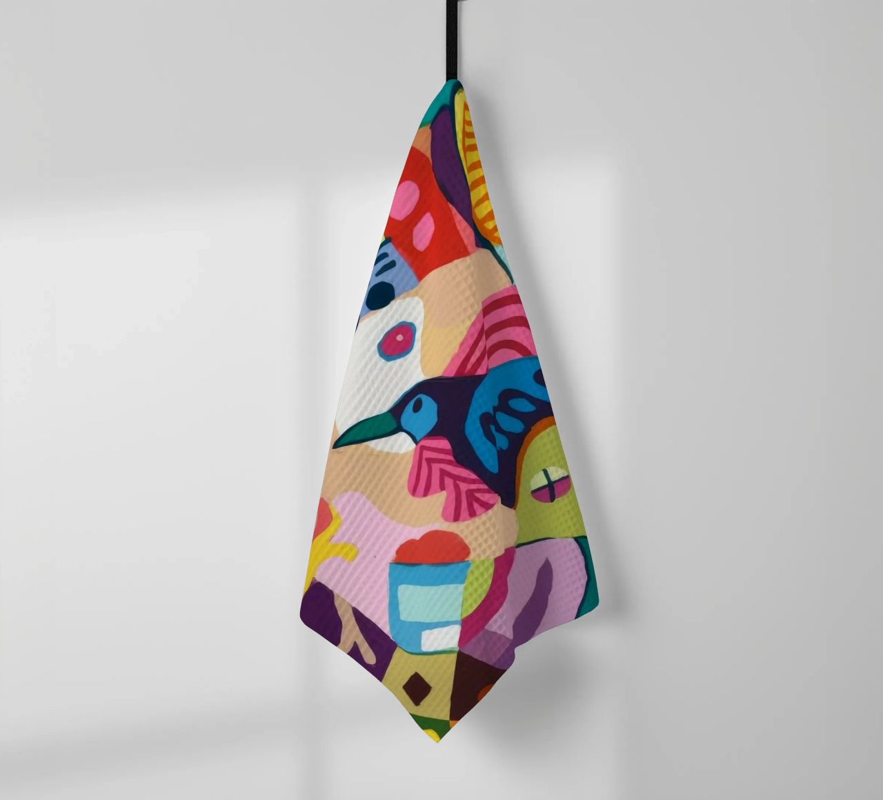 Dynamic Abstract Symphony tea towel by Monarco Virtuoso