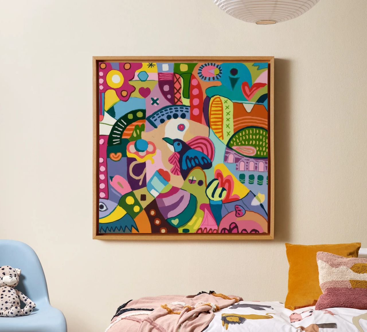 Dynamic Abstract Symphony canvas by Monarco Virtuoso