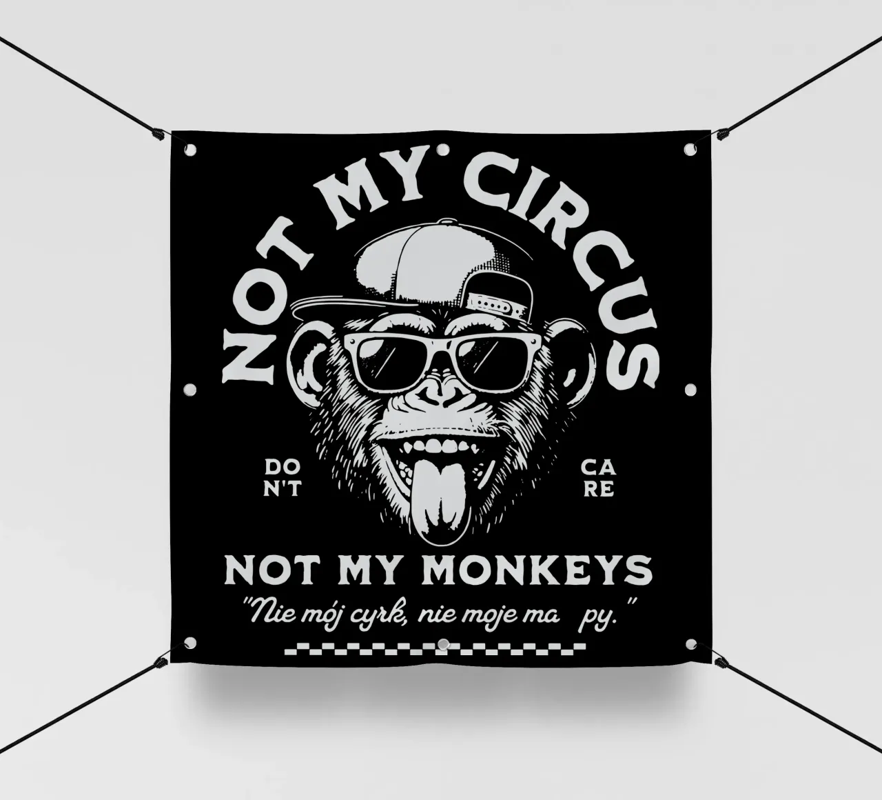 Not My Circus - Not My Monkeys pvc cover by Gunawan Rb