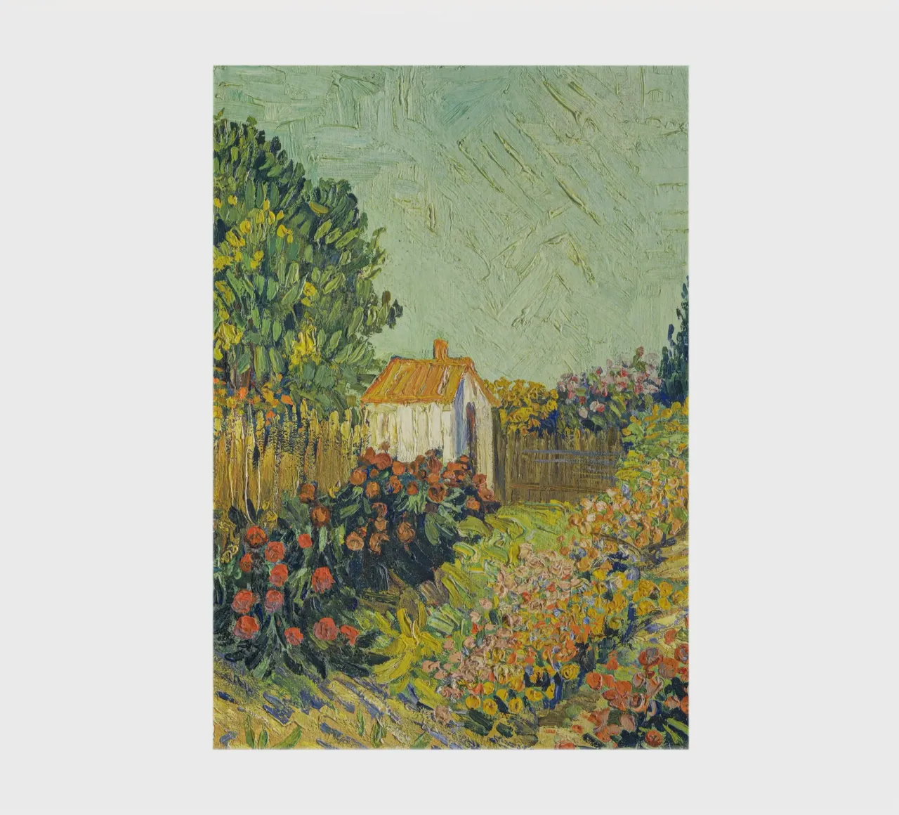 Landscape, imitator of Vincent van Gogh notebook by Carinaprint