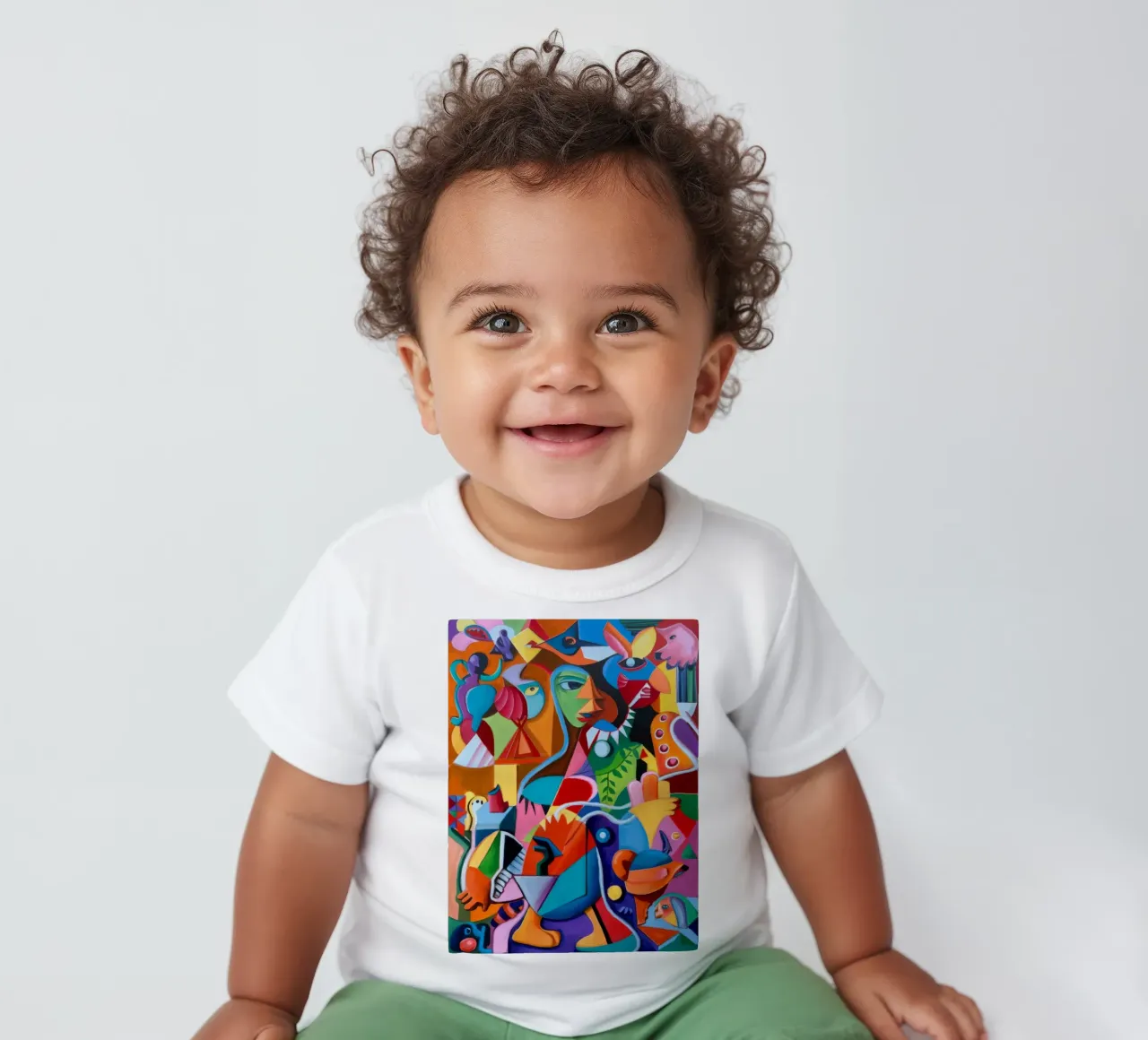 Skurriles geometrisches Wunderland Baby T-Shirt von Monarco Virtuoso