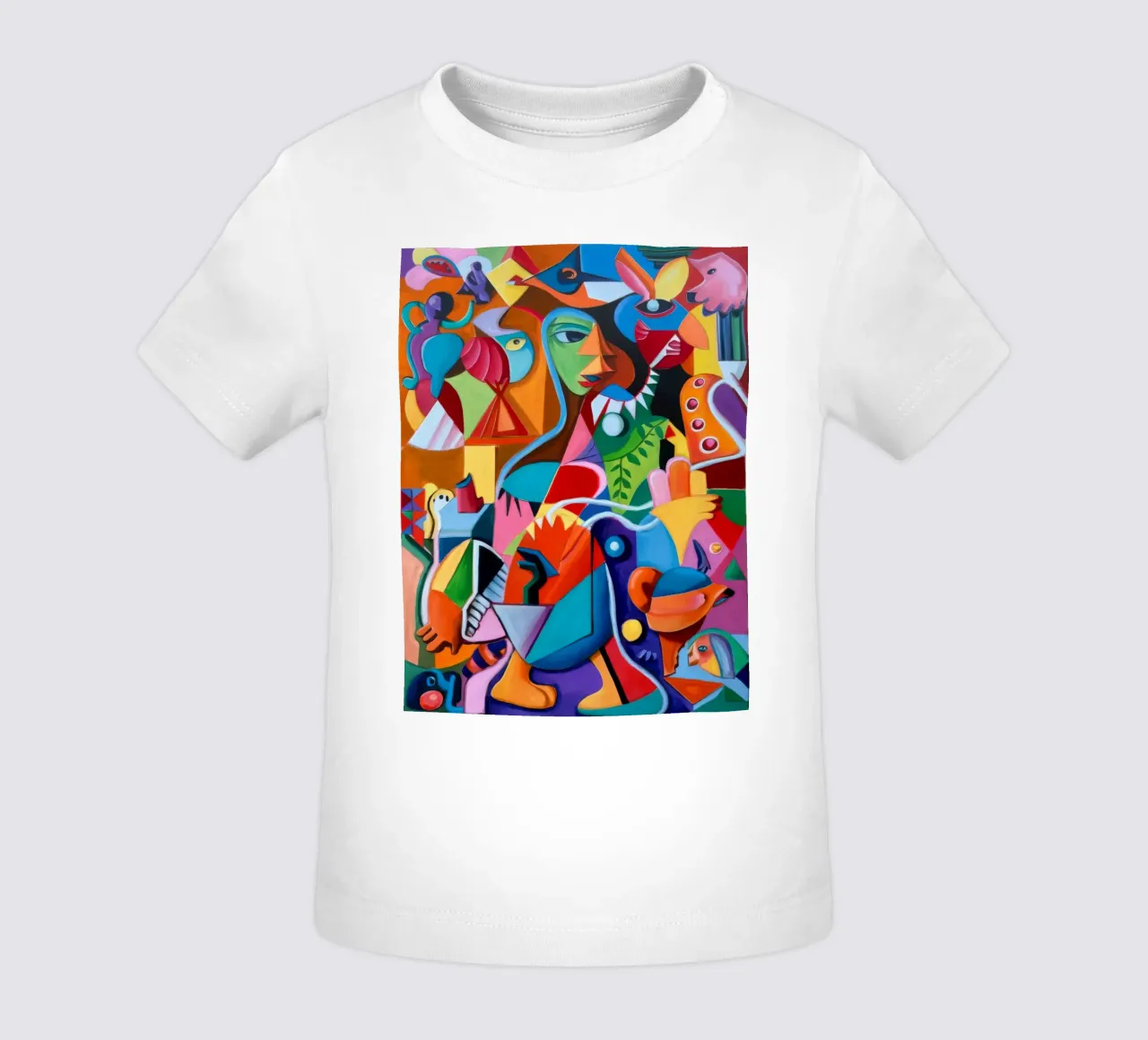 Skurriles geometrisches Wunderland Baby T-Shirt von Monarco Virtuoso