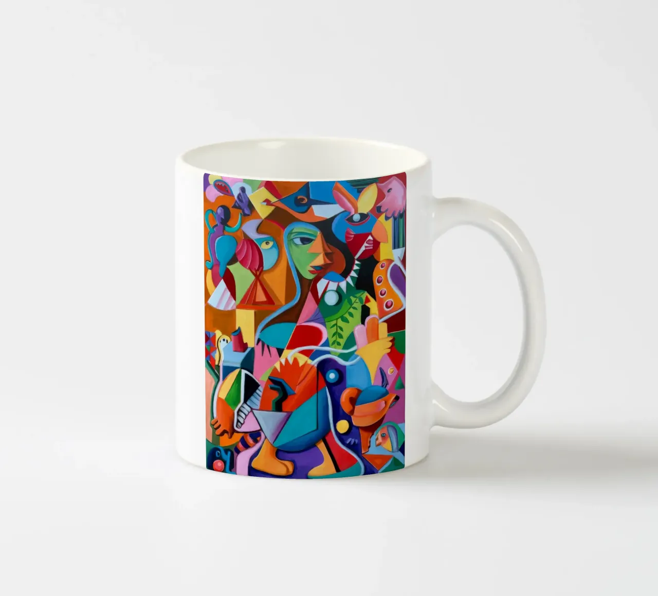 Un estroso paese delle meraviglie geometrico tazza in ceramica da Monarco Virtuoso