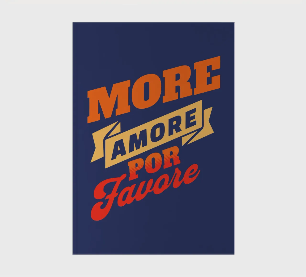 More Amore por Favore notebook by Gunawan Rb