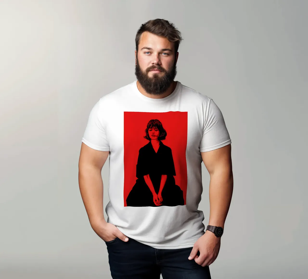 Calmly 01 t-shirt da Cranio Dsgn