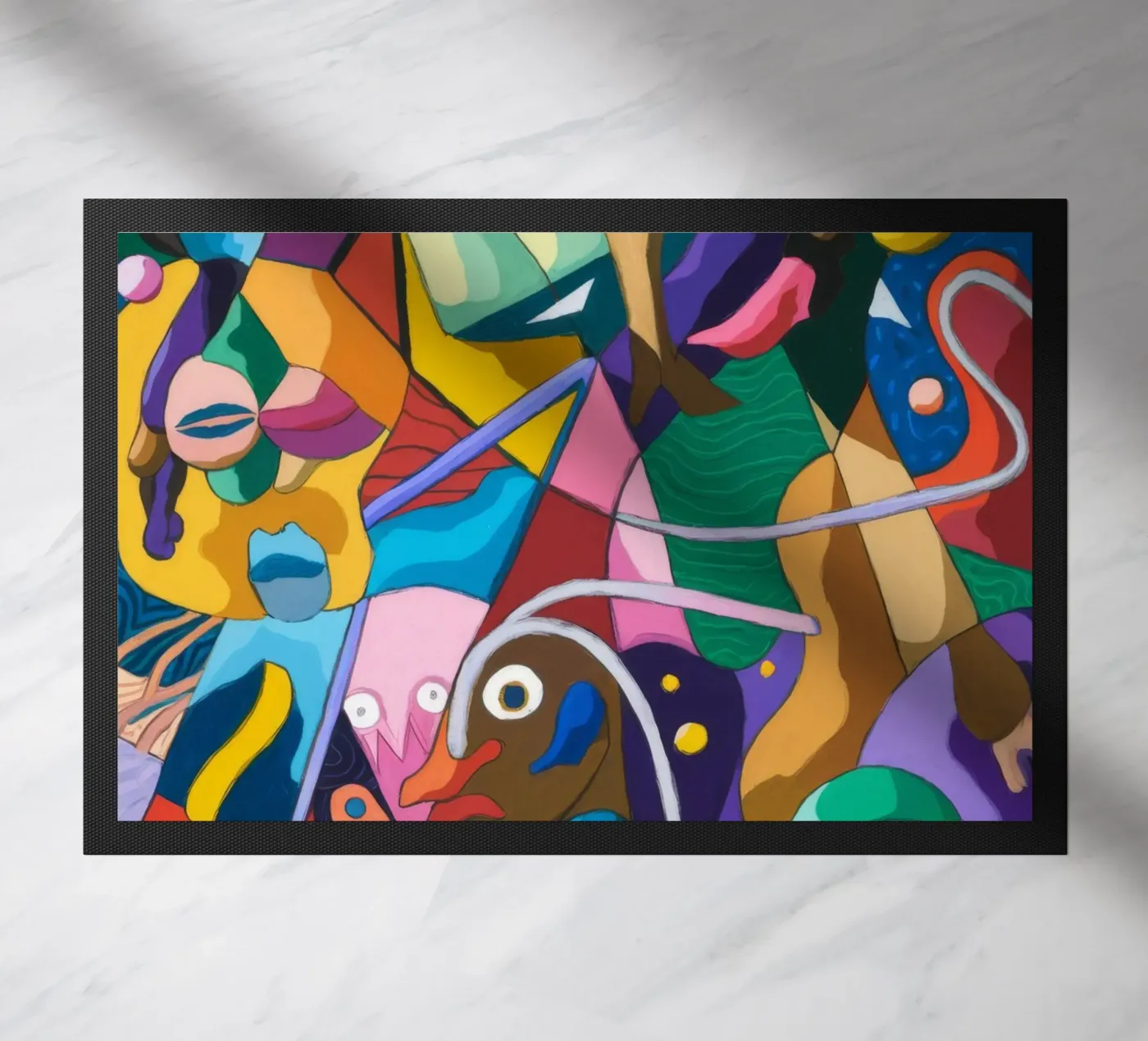 Colorful Patterned Symphony doormat by Monarco Virtuoso