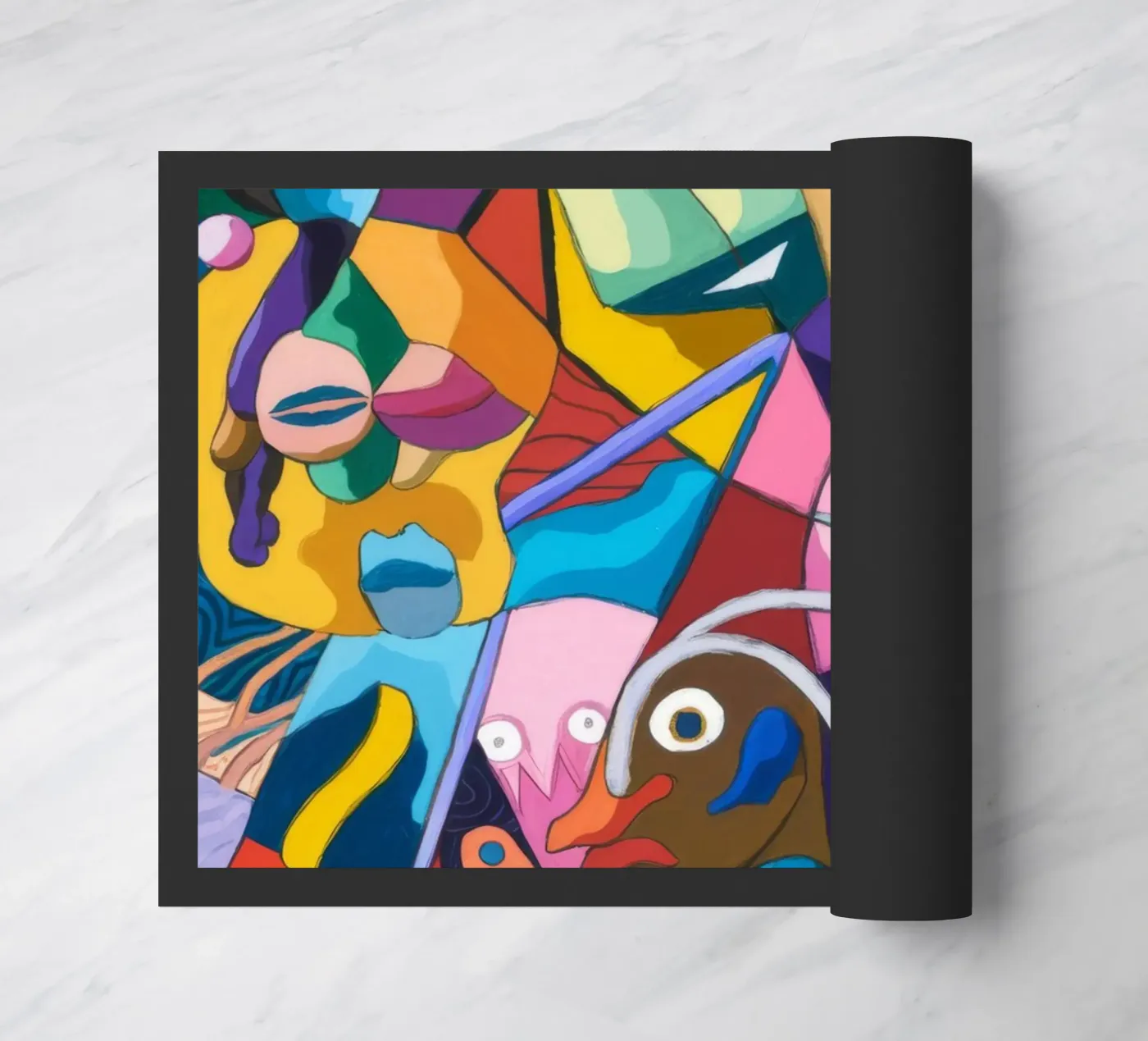 Colorful Patterned Symphony doormat by Monarco Virtuoso