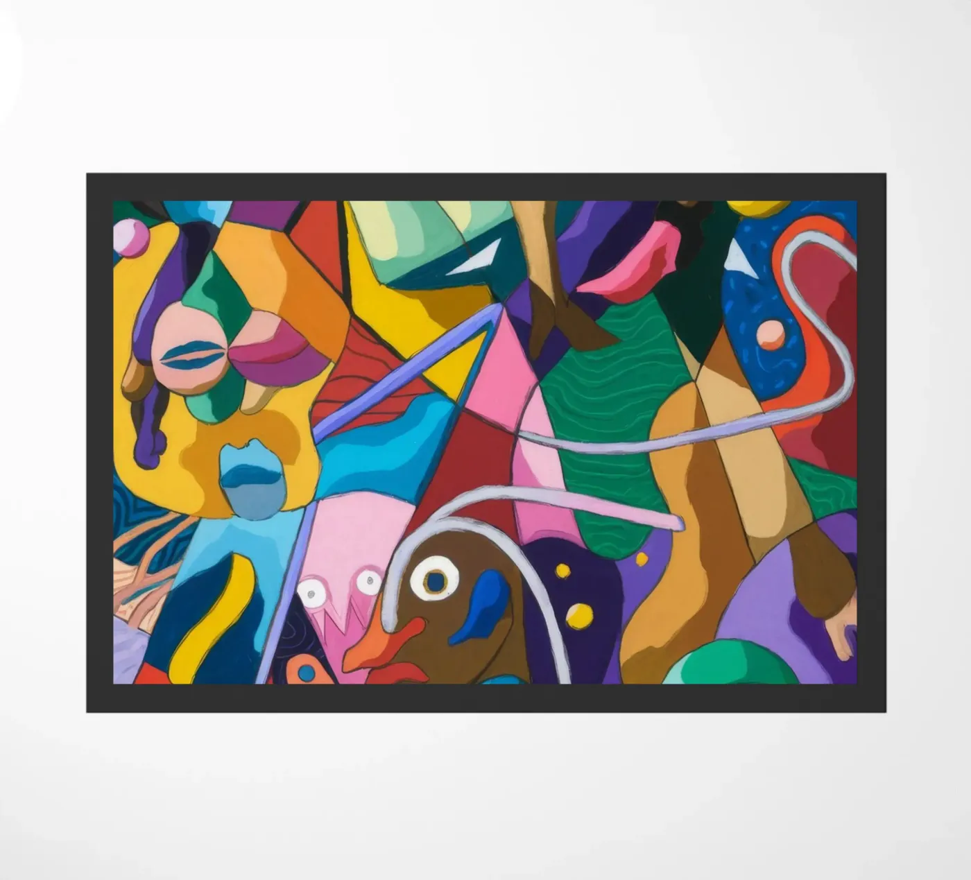 Colorful Patterned Symphony doormat by Monarco Virtuoso