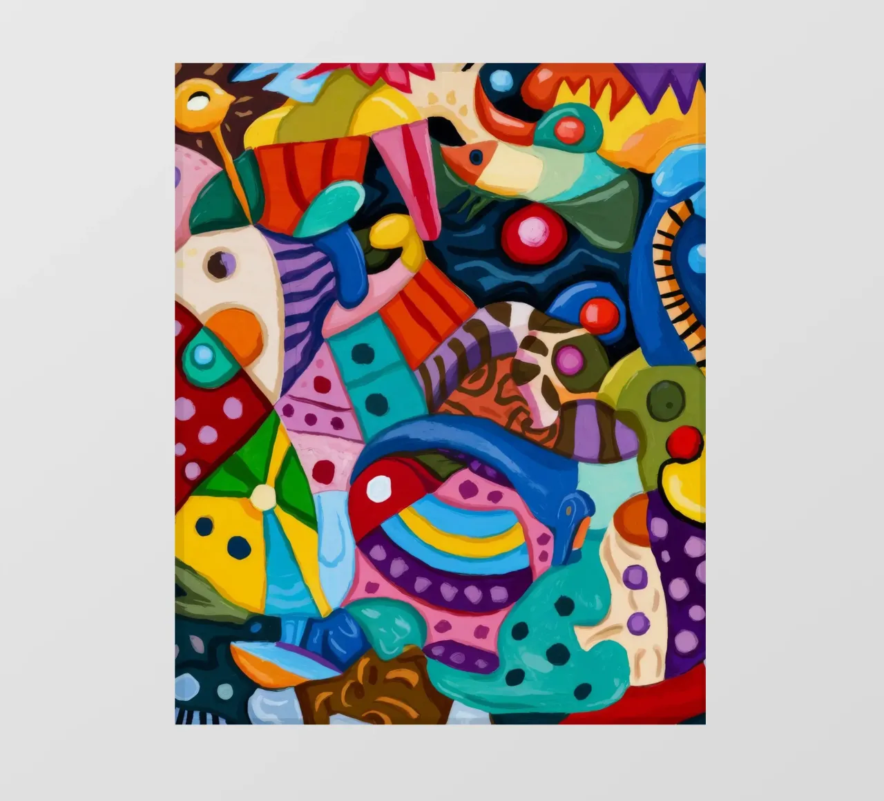 Energetic Abstract Wonderland pvc cover by Monarco Virtuoso