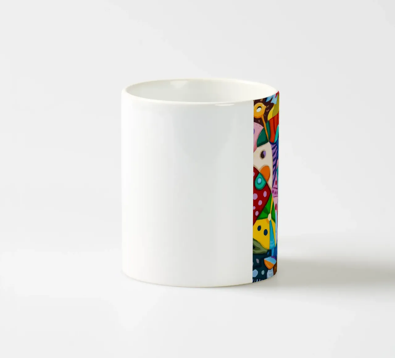 Energetic Abstract Wonderland ceramic mug by Monarco Virtuoso
