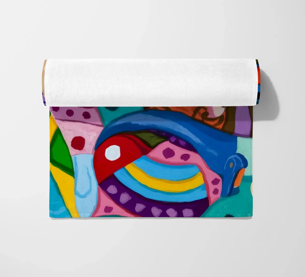 Energetic Abstract Wonderland beach towel by Monarco Virtuoso