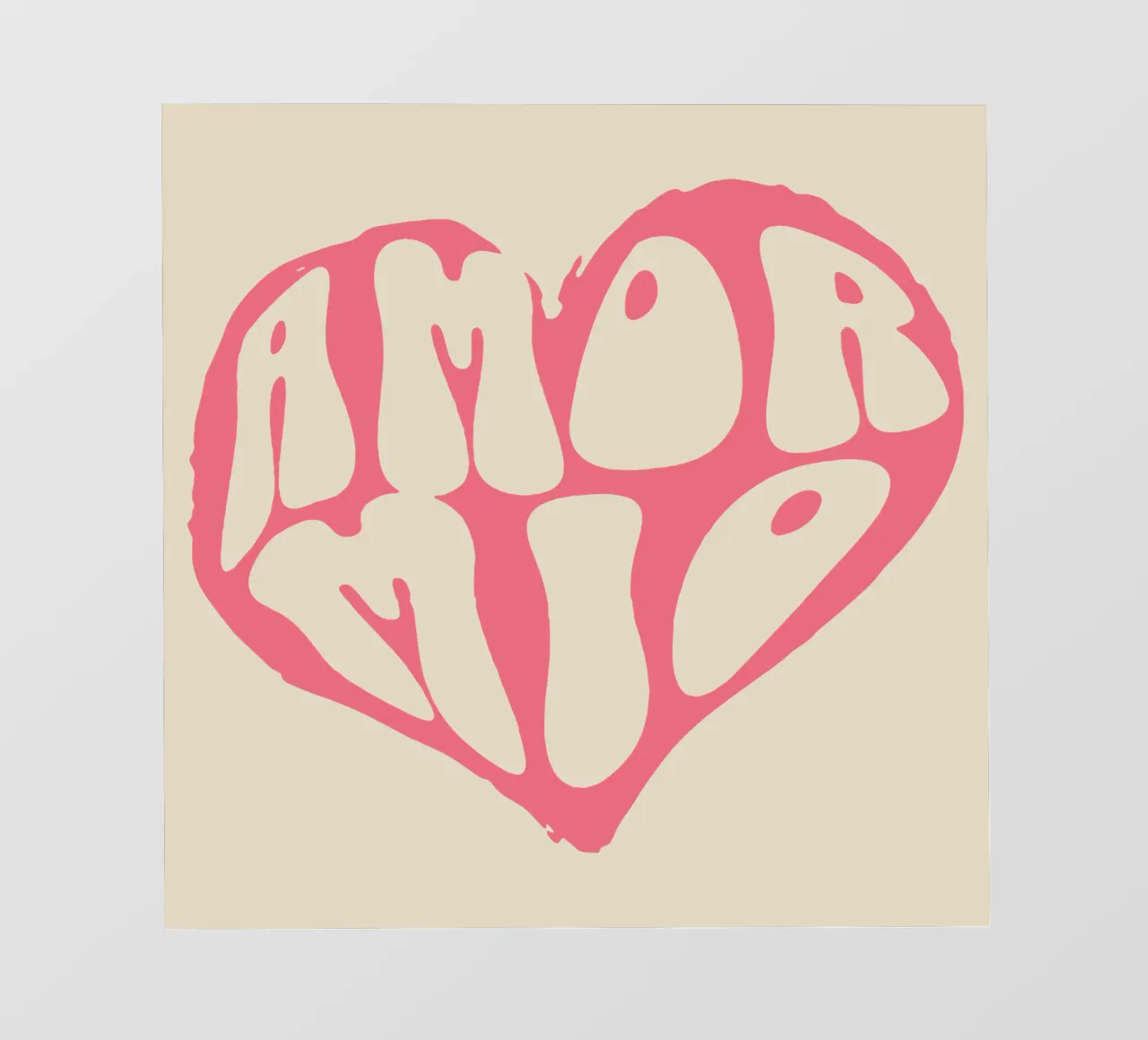 il mio amore telo in pvc da Gunawan Rb