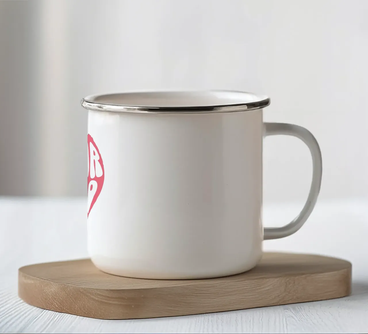 il mio amore tazza in smalto da Gunawan Rb