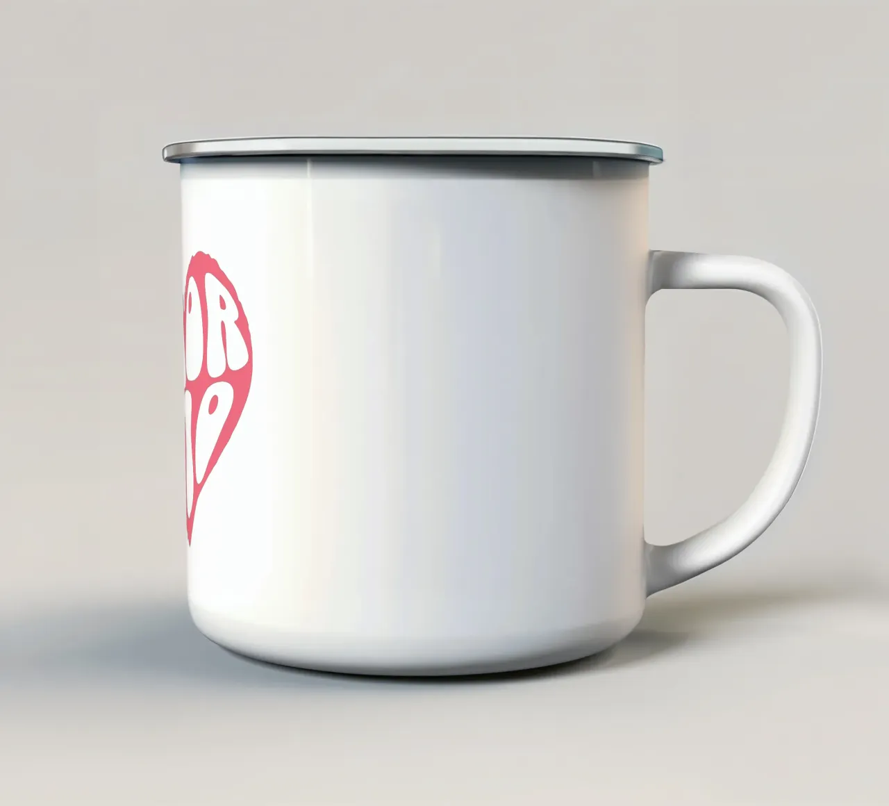 il mio amore tazza in smalto da Gunawan Rb