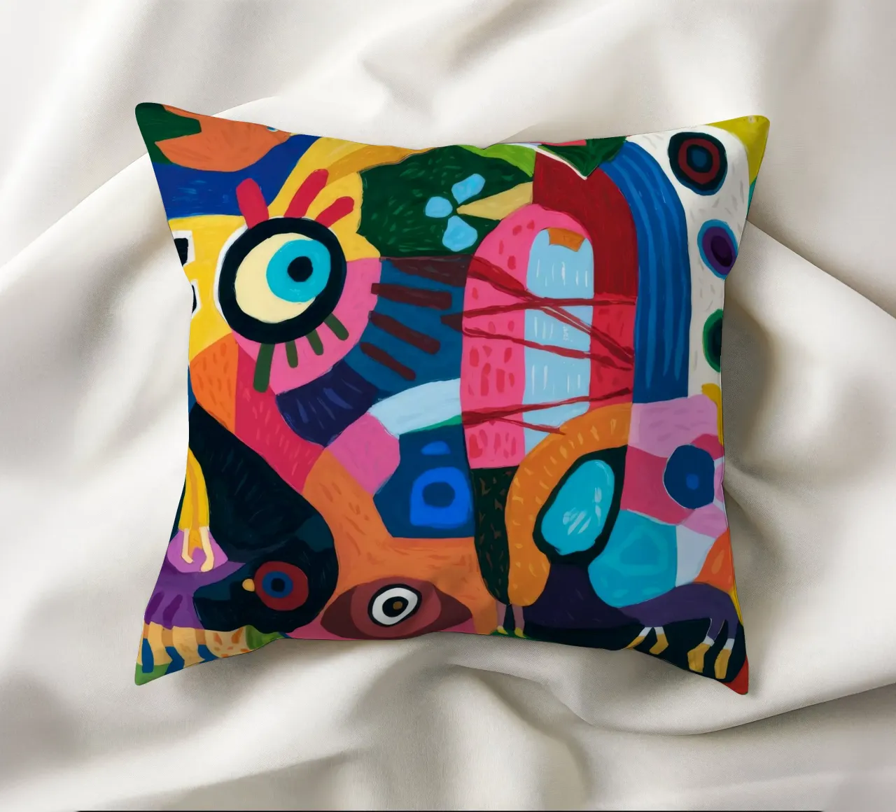Levendige abstracte caleidoscoop kussen van Monarco Virtuoso
