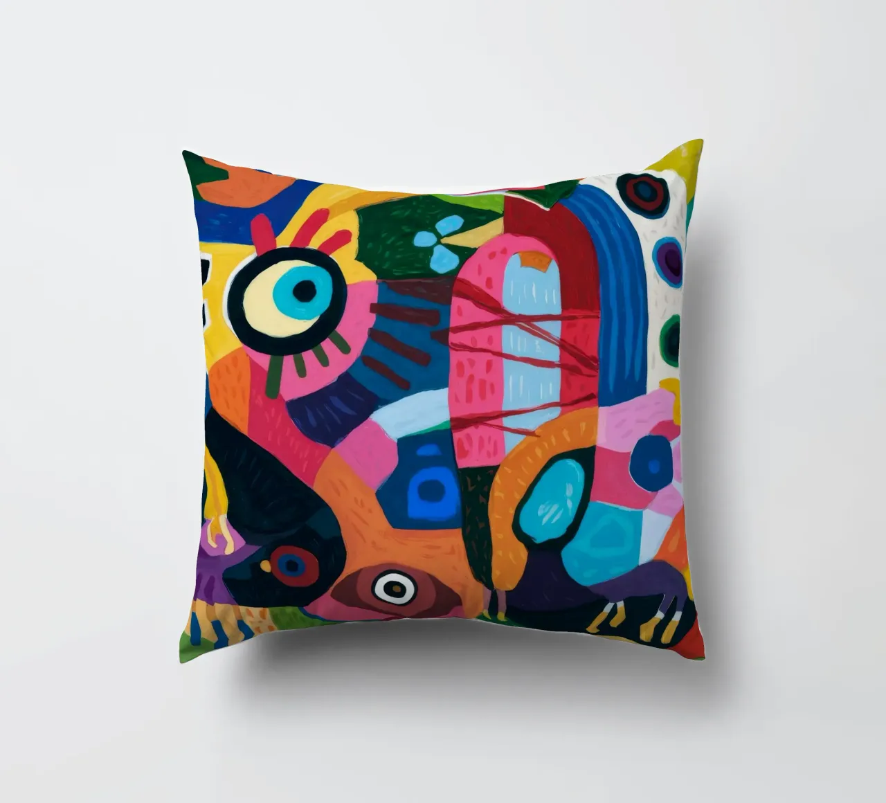Levendige abstracte caleidoscoop kussen van Monarco Virtuoso