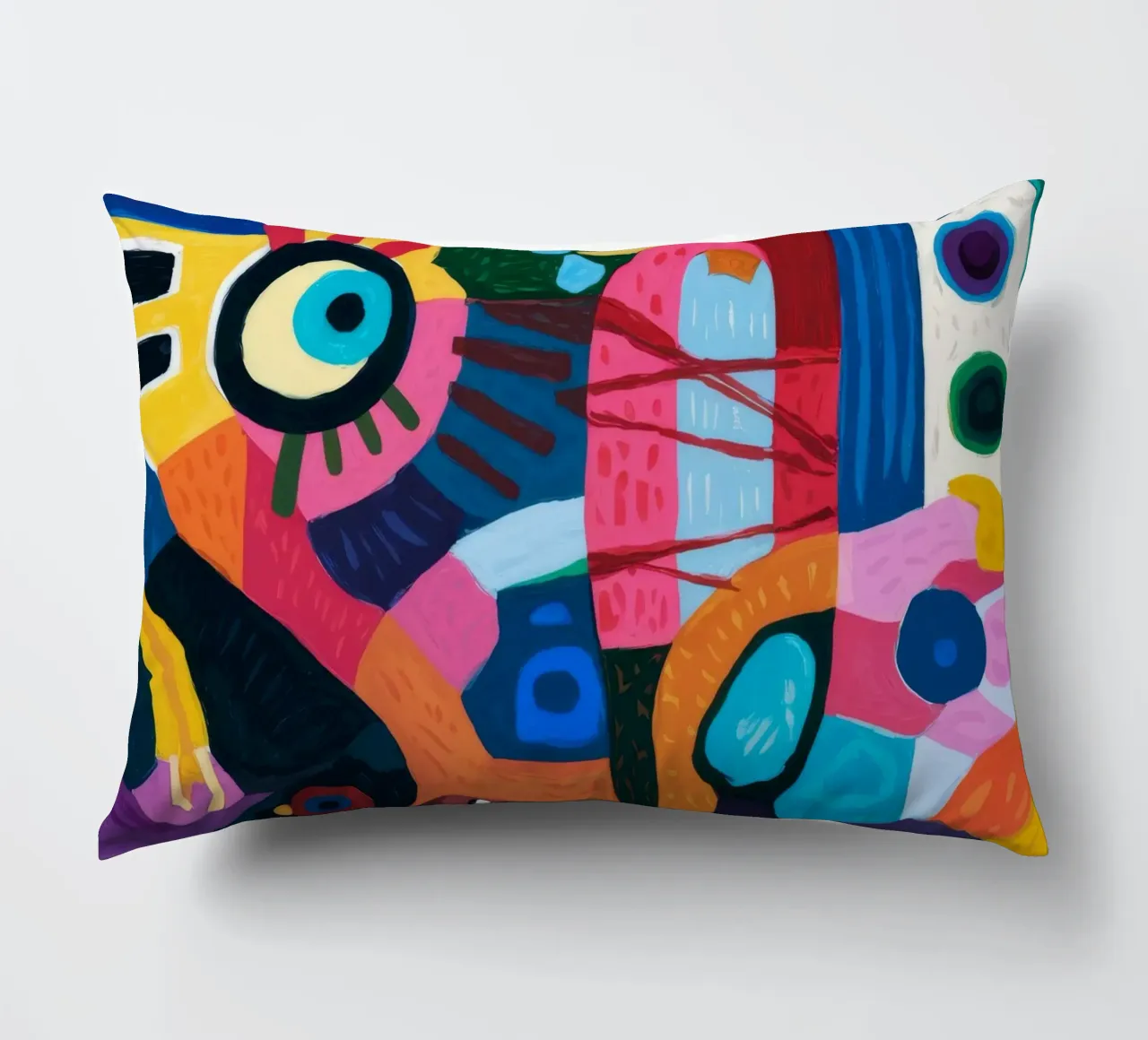 Levendige abstracte caleidoscoop kussen van Monarco Virtuoso